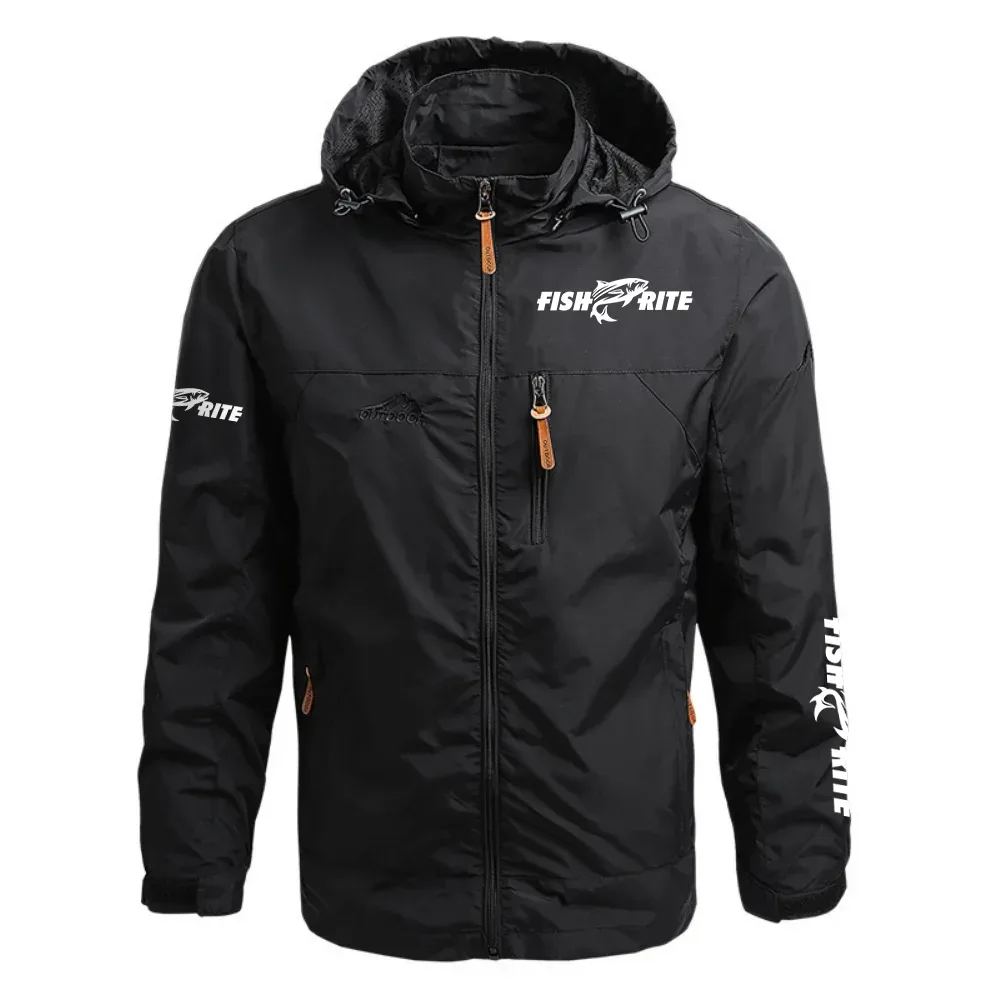 Fish Rite Exclusive Waterproof Outdoor Jacket Detachable Hood HCPDJH611FRZ - Fish Rite Gift