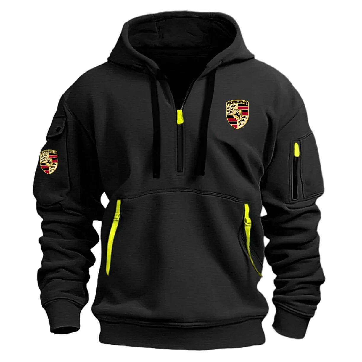 Porsche Exclusive Half Zipper Hoodie OUFAHHZ0819POSZ – Porsche Hoodie