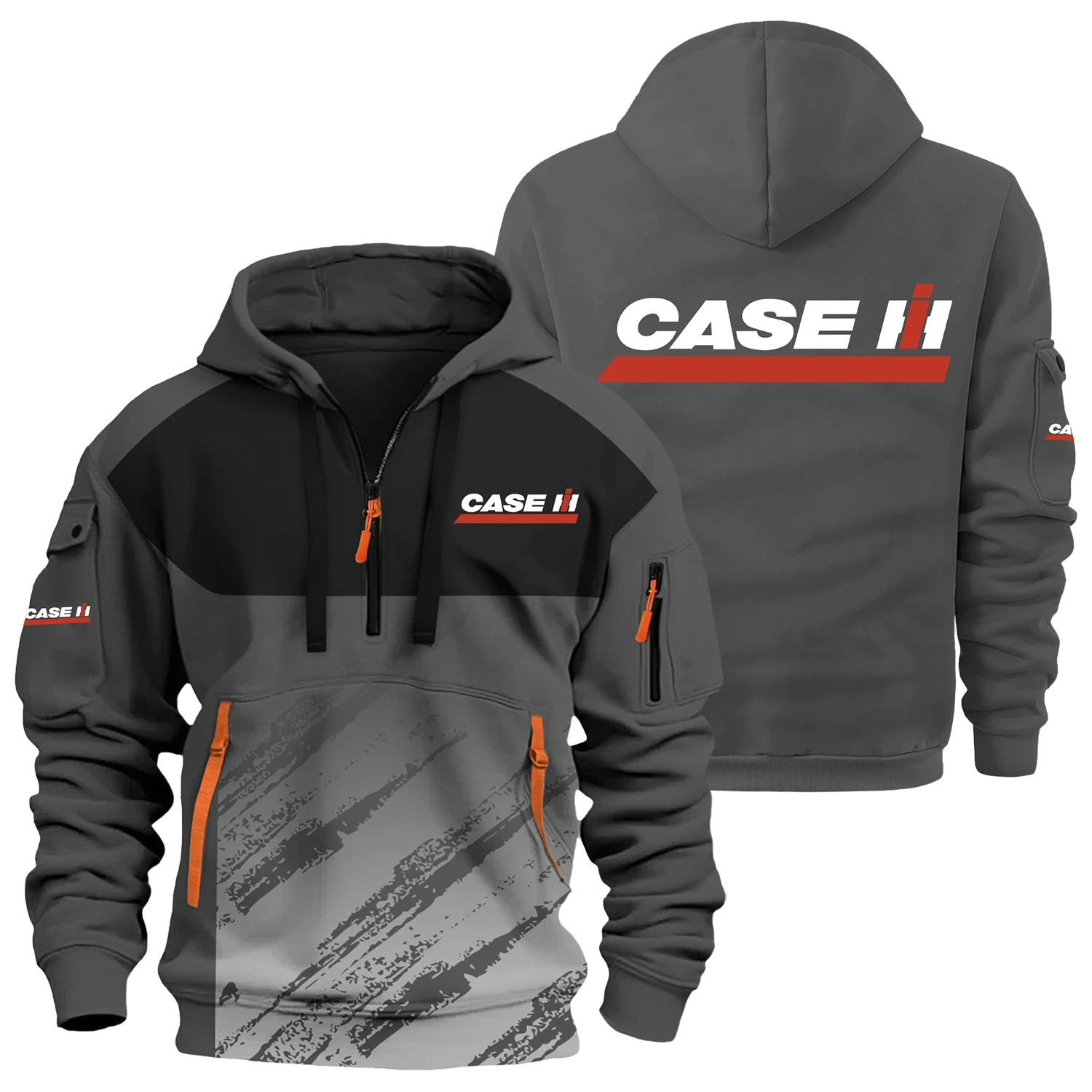 Case IH Exclusive Half Zipper Hoodie OUFAHHZ3D081904CIZ - Case IH Hoodie
