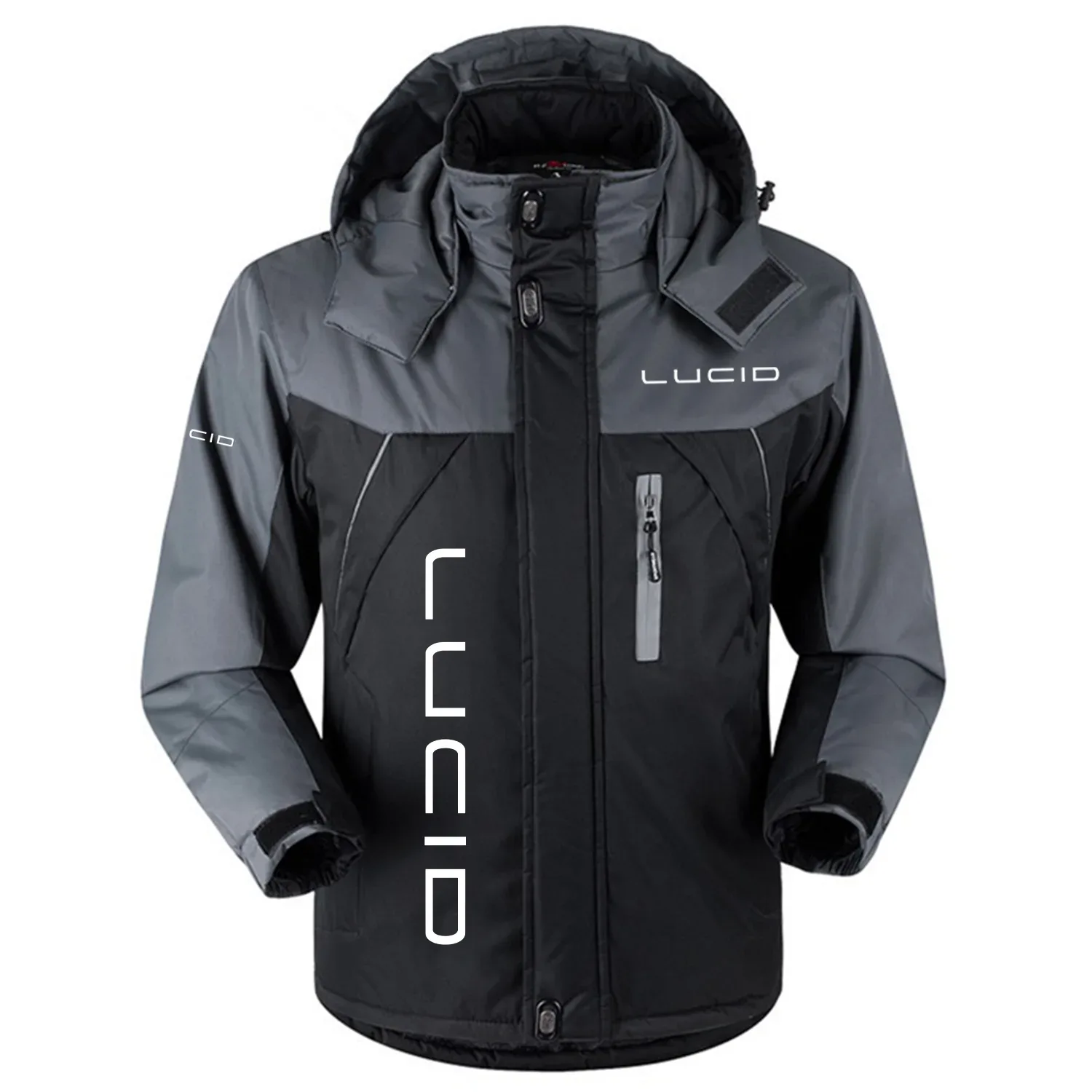 Lucid Exclusive Outdoor Charging Suit Plush Waterproof Windproof Jacket Detachable Hood OUFAPCS0819LUCZ - Lucid Jacket