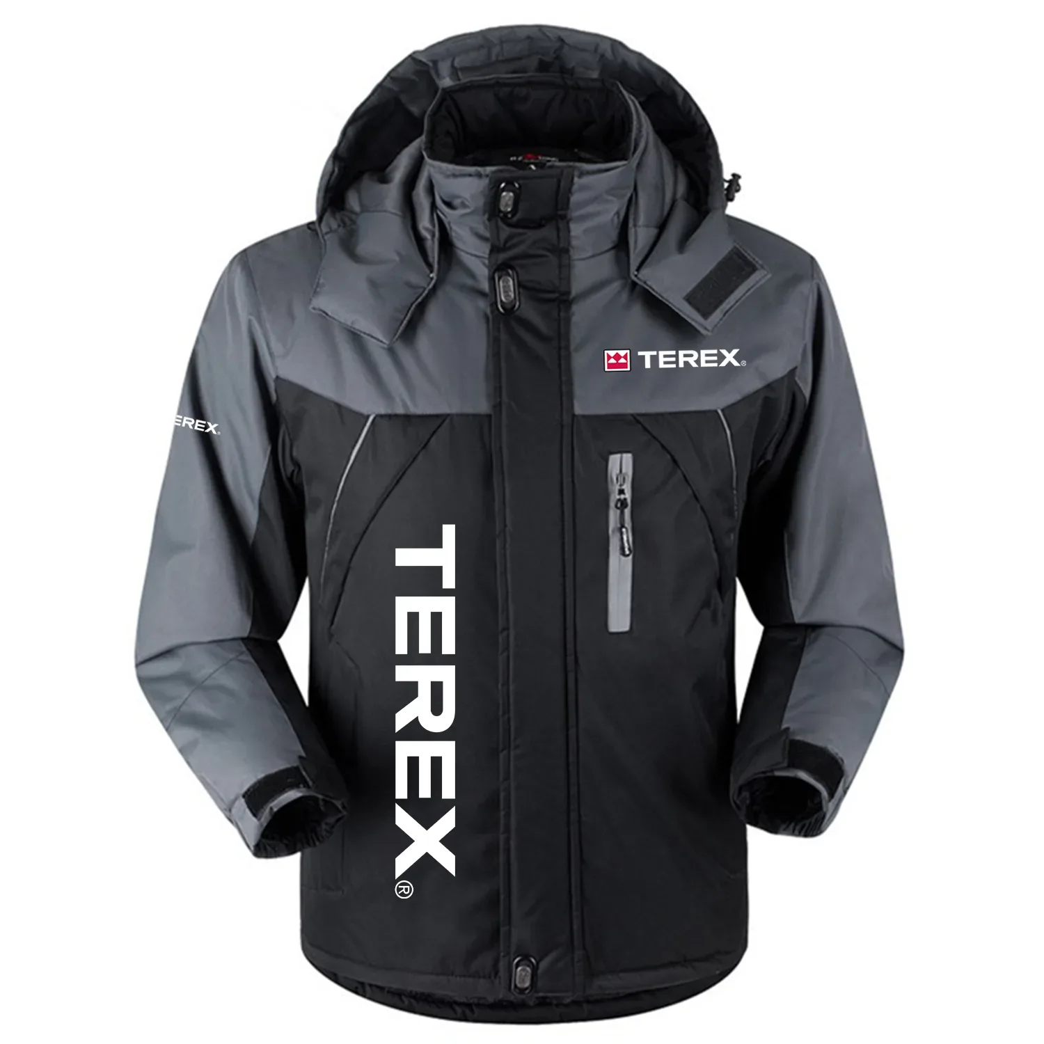 Terex Exclusive Outdoor Charging Suit Plush Waterproof Windproof Jacket Detachable Hood OUFAPCS0819TXZ - Terex Gift