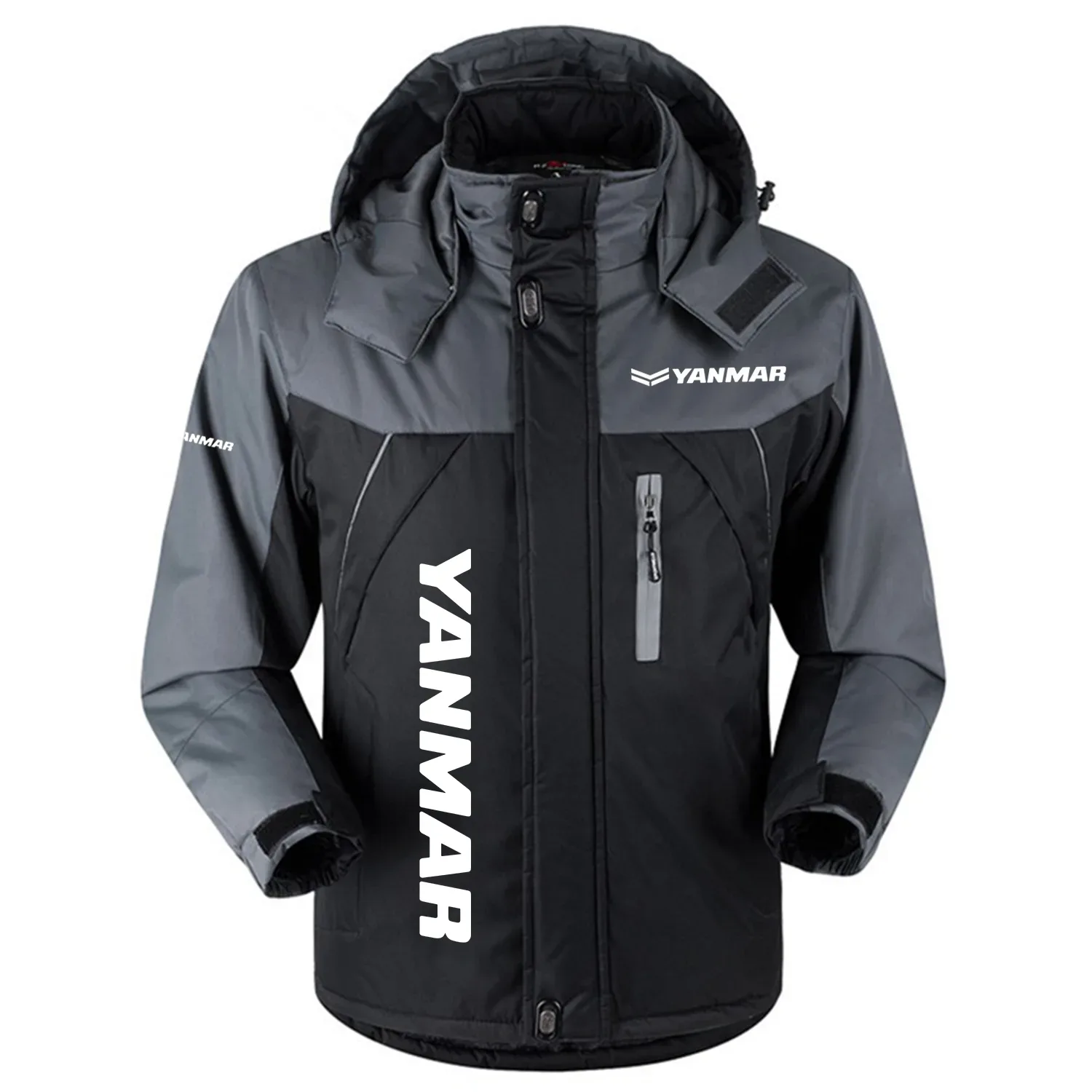 Yanmar Exclusive Outdoor Charging Suit Plush Waterproof Windproof Jacket Detachable Hood OUFAPCS0819YAZ - Yanmar Gift