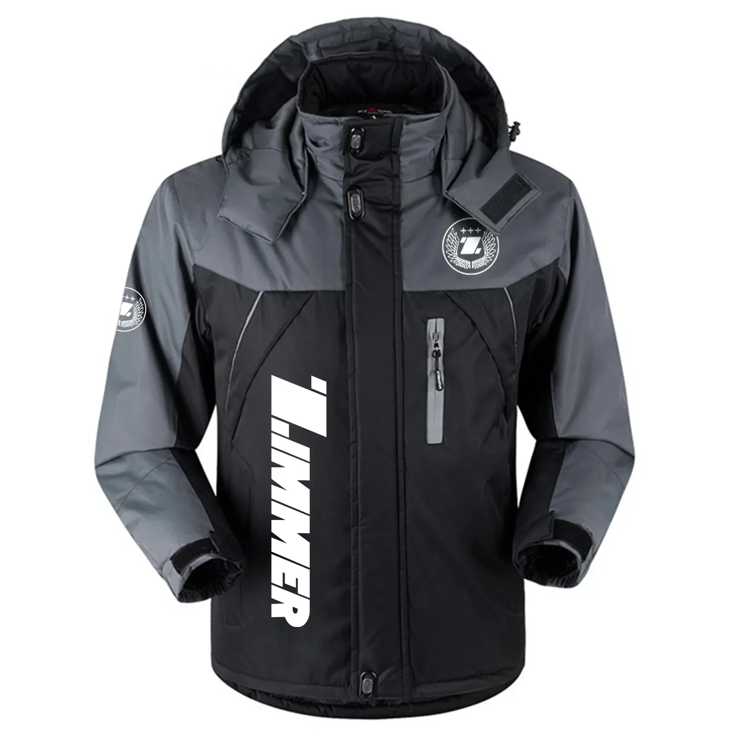 Zimmer Exclusive Outdoor Charging Suit Plush Waterproof Windproof Jacket Detachable Hood OUFAPCS0819ZMZ - Zimmer Jacket