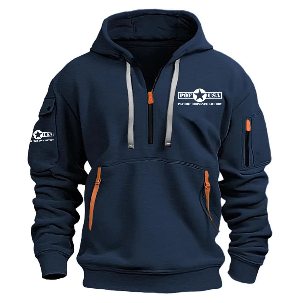 Patriot Ordnance Factory Exclusive Half Zipper Hoodie OUHUHHZ0815POZ - Patriot Ordnance Factory Hoodie