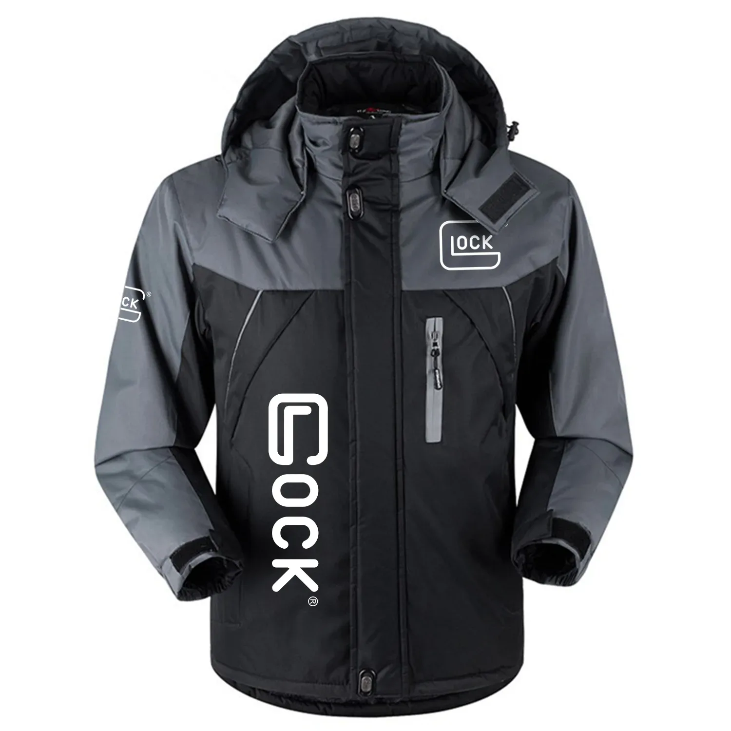 Glock Exclusive Outdoor Charging Suit Plush Waterproof Windproof Jacket Detachable Hood OUHUPCS0815GOZ - Glock Jacket