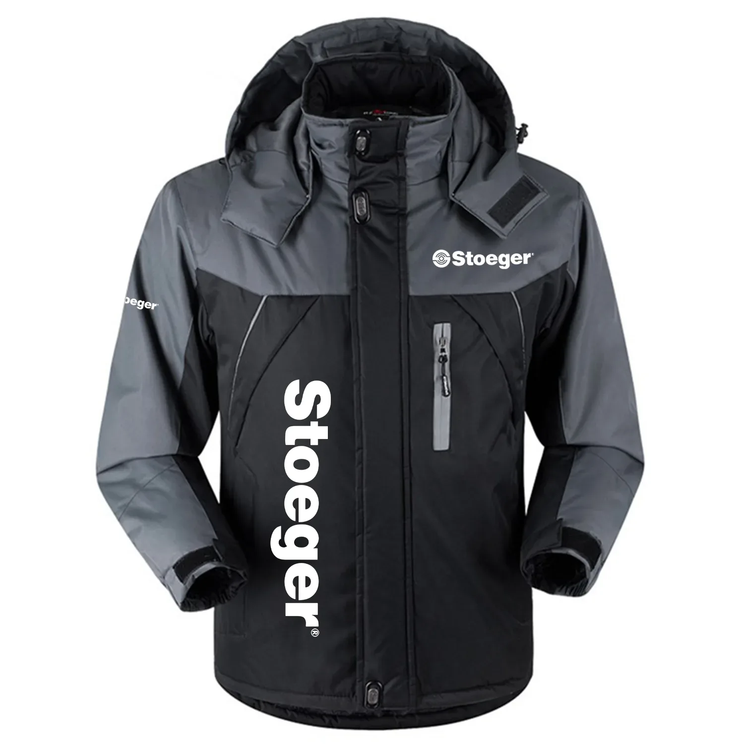 Stoeger Exclusive Outdoor Charging Suit Plush Waterproof Windproof Jacket Detachable Hood OUHUPCS0815SGZ - Stoeger Jacket