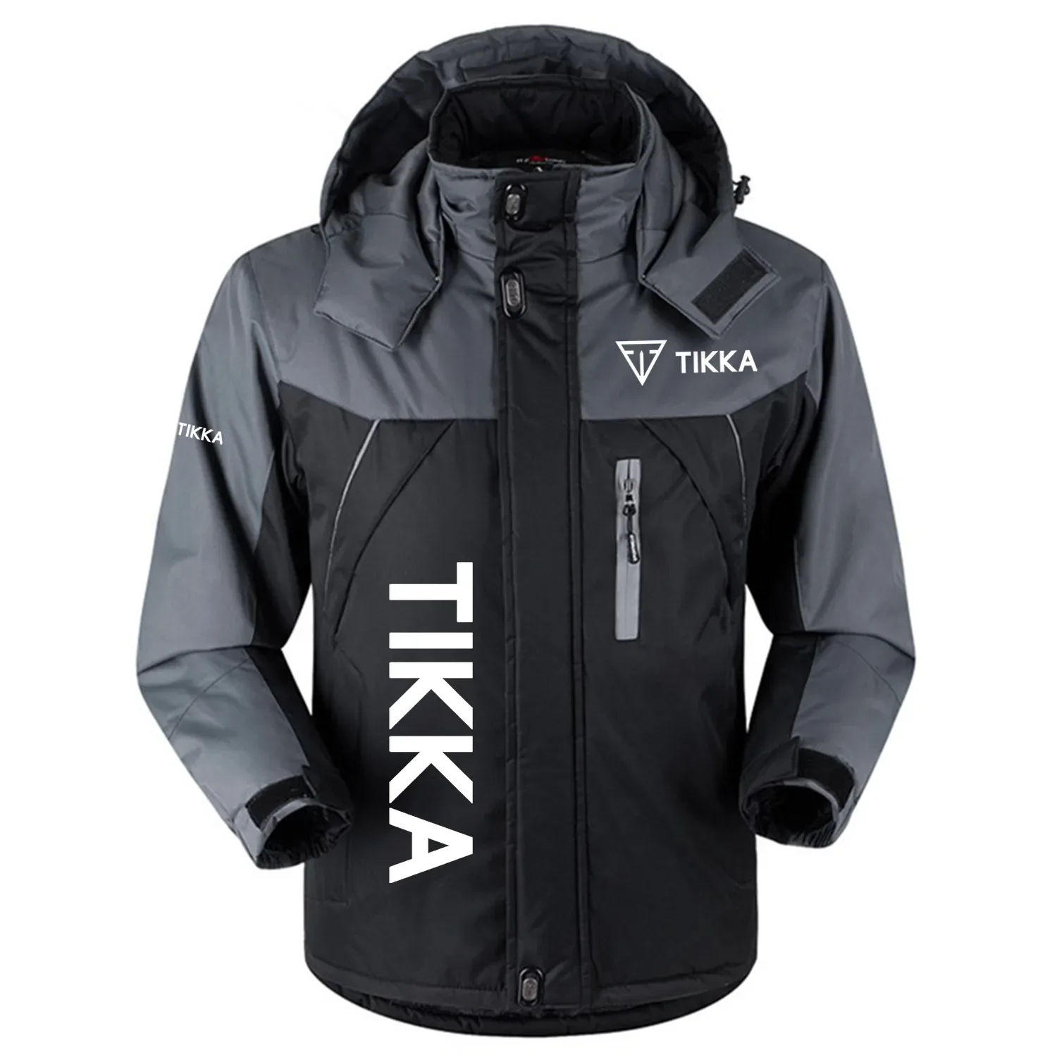 Tikka Exclusive Outdoor Charging Suit Plush Waterproof Windproof Jacket Detachable Hood OUHUPCS0815TKZ - Tikka Jacket