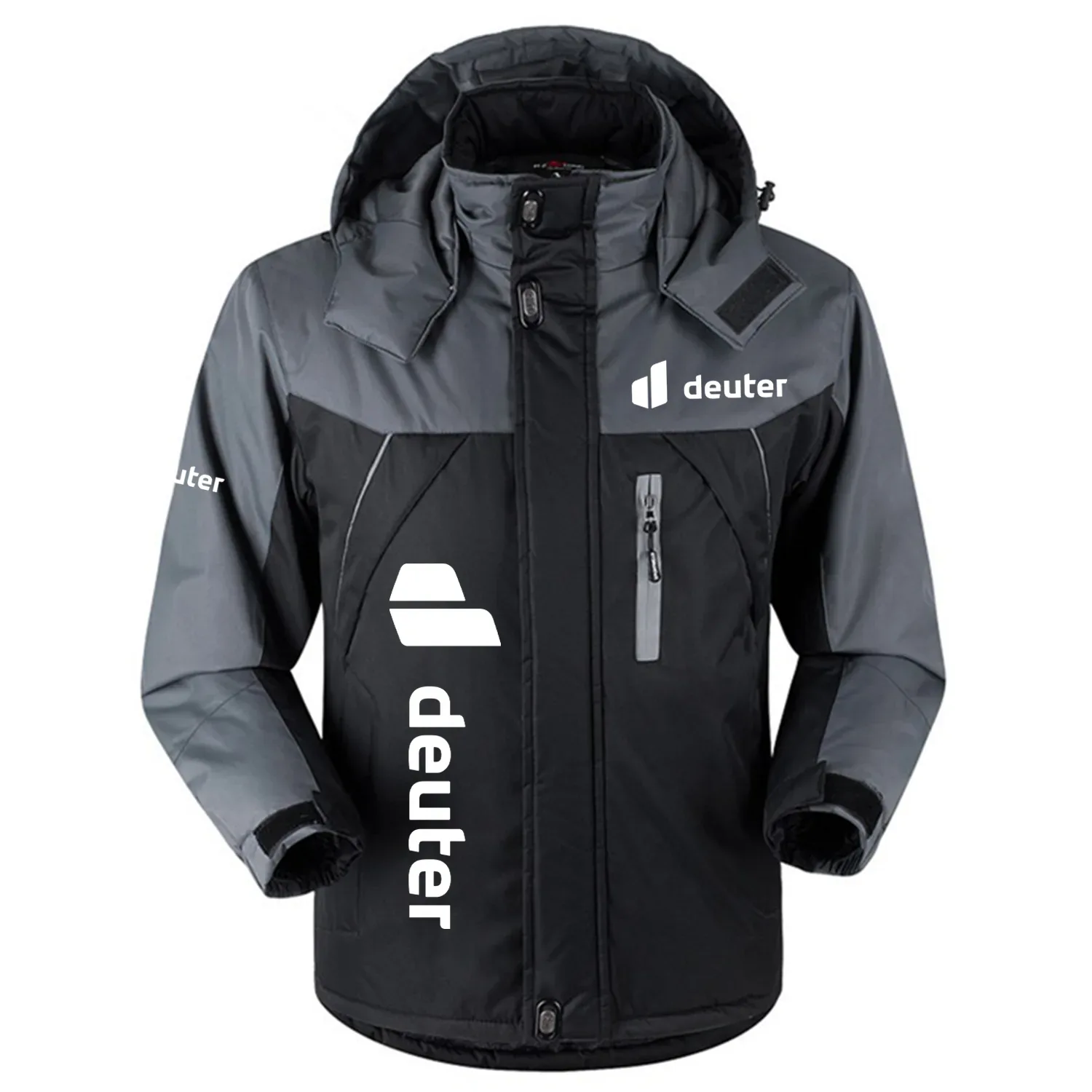 Deuter Exclusive Outdoor Charging Suit Plush Waterproof Windproof Jacket Detachable Hood OUSKPCS0820DTZ - Deuter Gift