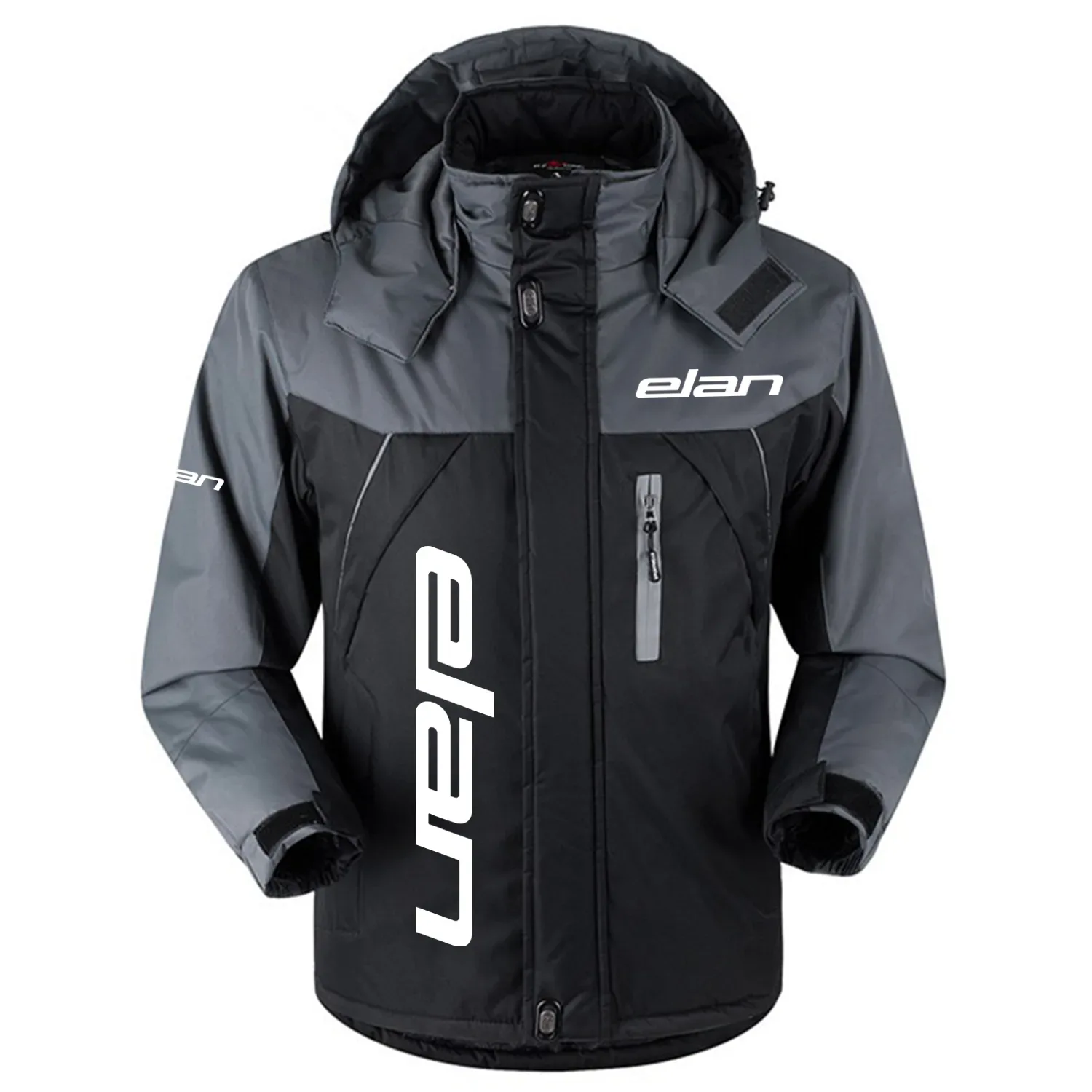 Elan Exclusive Outdoor Charging Suit Plush Waterproof Windproof Jacket Detachable Hood OUSKPCS0820ELZ - Elan Gift
