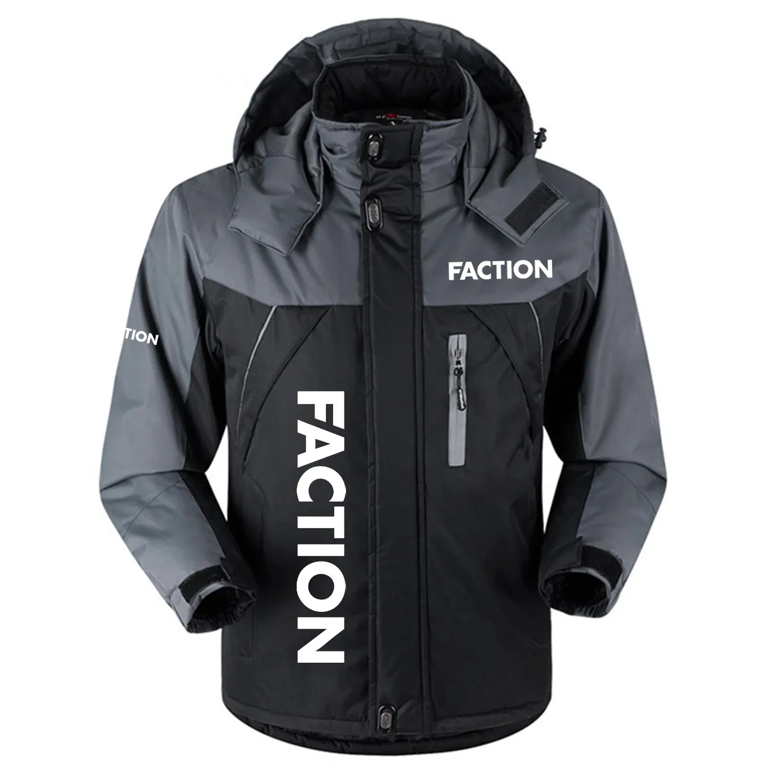 Faction Exclusive Outdoor Charging Suit Plush Waterproof Windproof Jacket Detachable Hood OUSKPCS0820FAZ - Faction Gift
