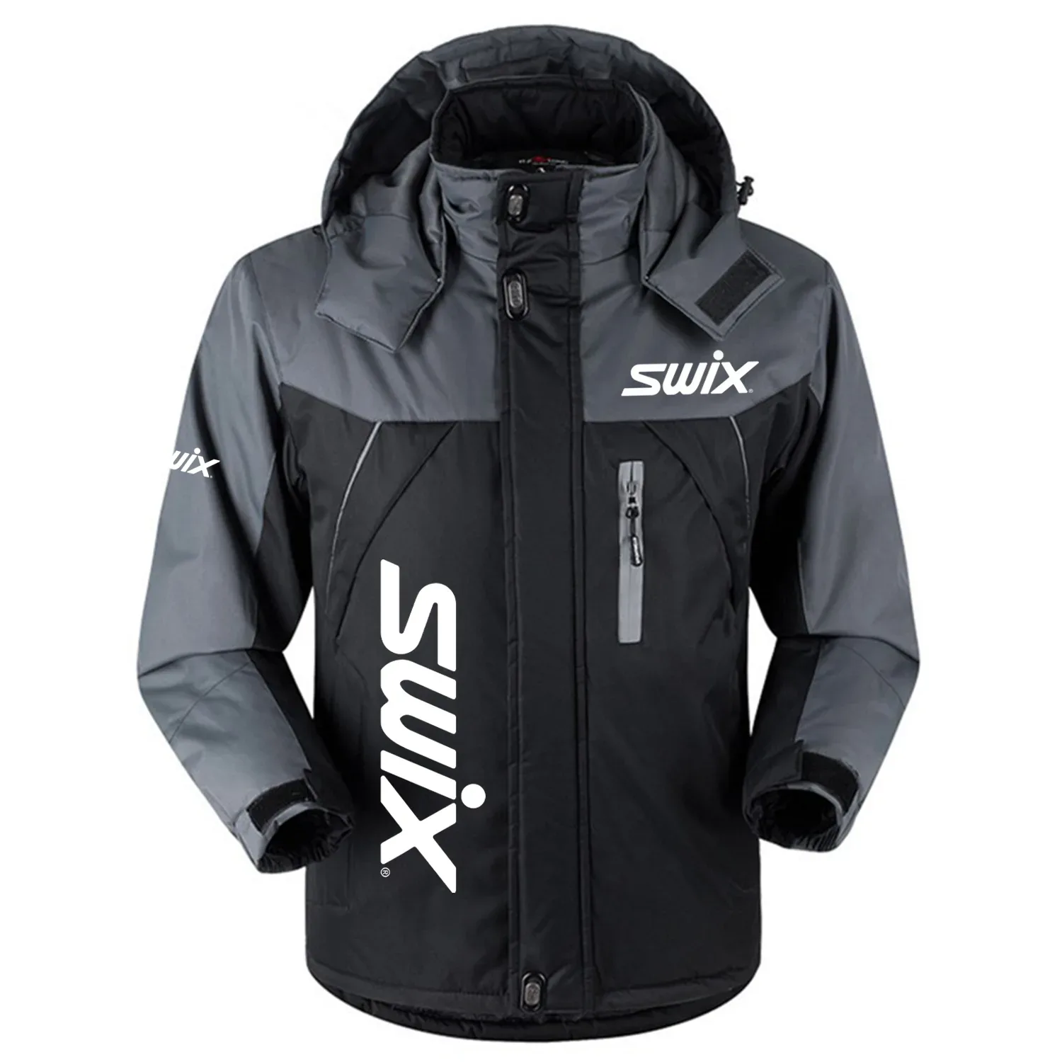Swix Exclusive Outdoor Charging Suit Plush Waterproof Windproof Jacket Detachable Hood OUSKPCS0820SIZ - Swix Gift