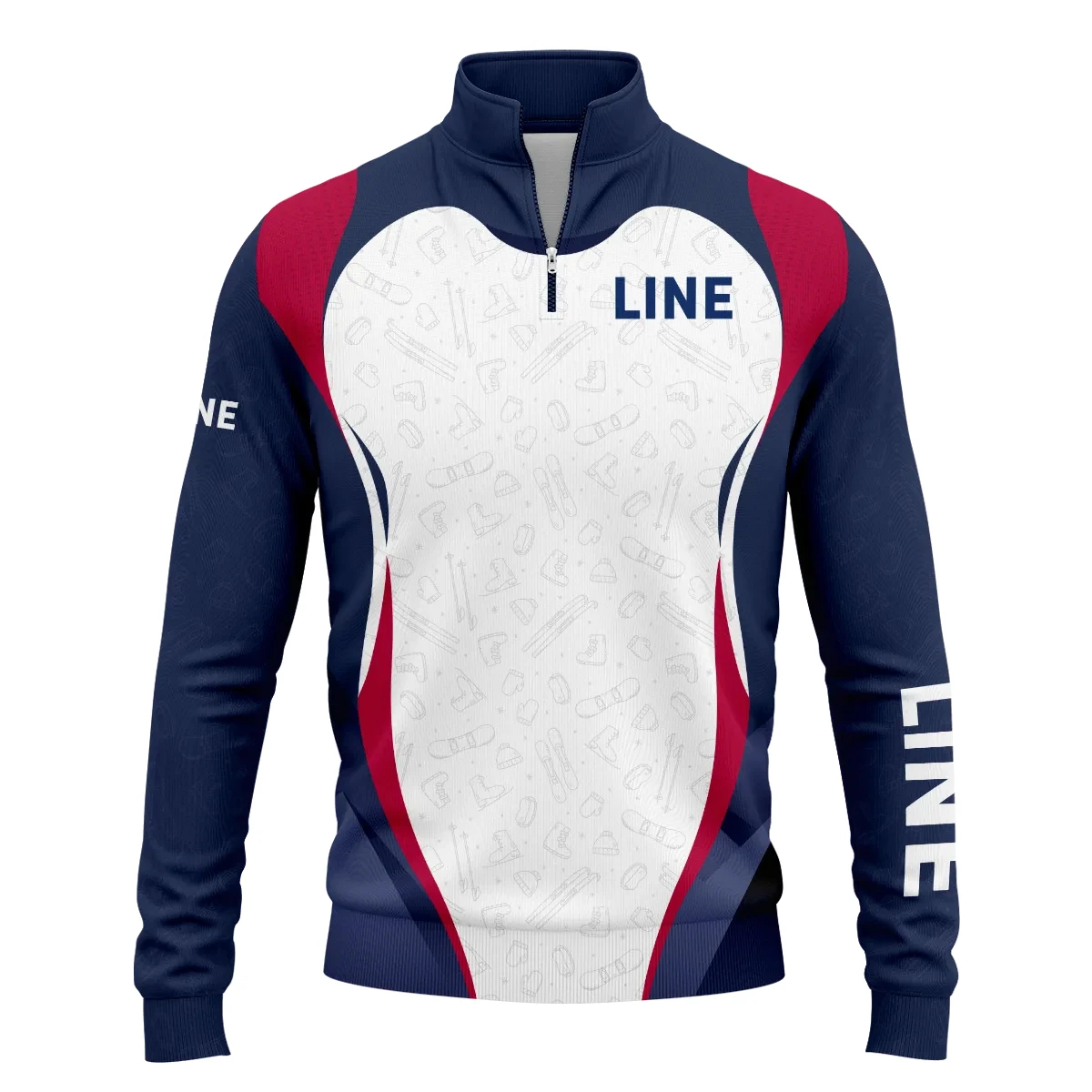 Line Skis Exclusive Quarter-Zip Sweatshirt OUSKQZJ082002LSZ - Line Skis Gift Line Skis Exclusive Quarter-Zip Sweatshirt OUSKQZJ082002LSZ - Line Skis Gift