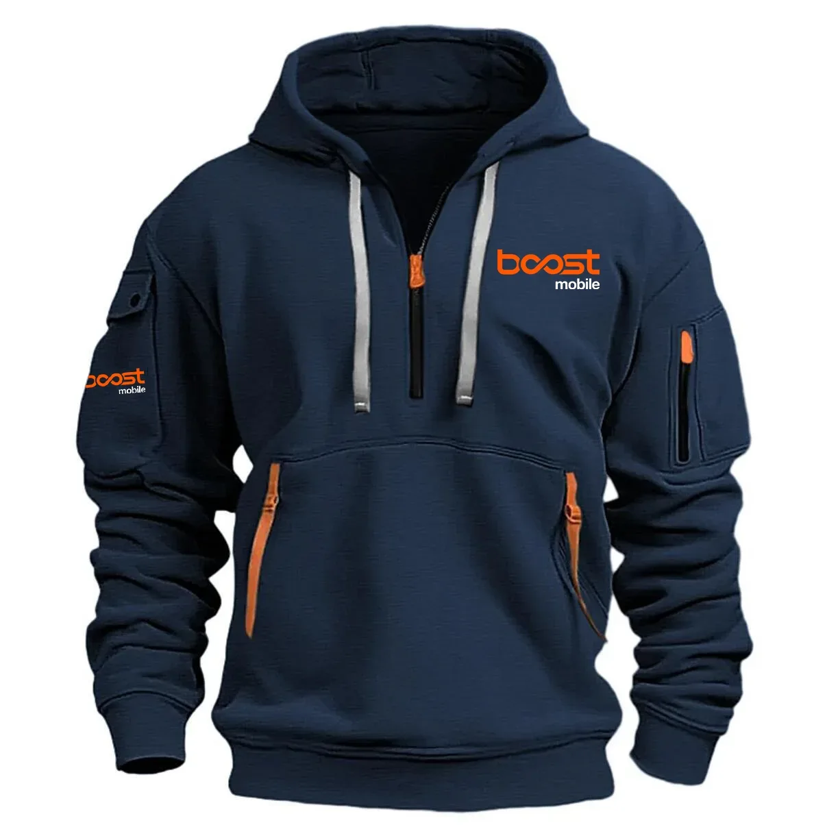 Boost Mobile Exclusive Half Zipper Hoodie TOTTHHZ1012BMZ - Boost Mobile Hoodie