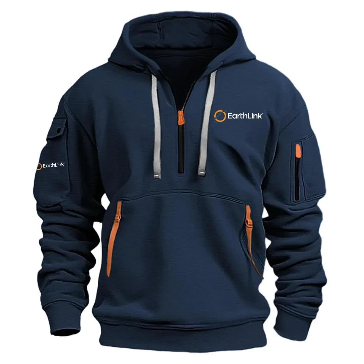 EarthLink Exclusive Half Zipper Hoodie TOTTHHZ1012ELZ - EarthLink Hoodie