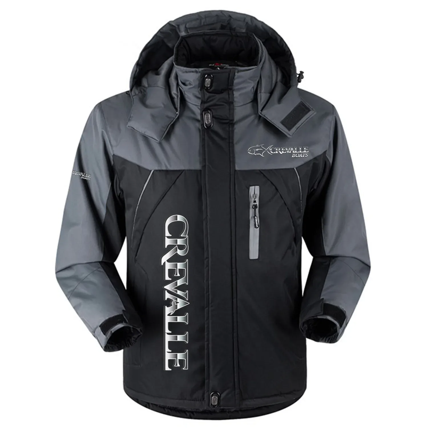 Crevalle Exclusive Outdoor Charging Suit Plush Waterproof Windproof Jacket Detachable Hood TTPDPCS2409CRVZ - Crevalle Jacket