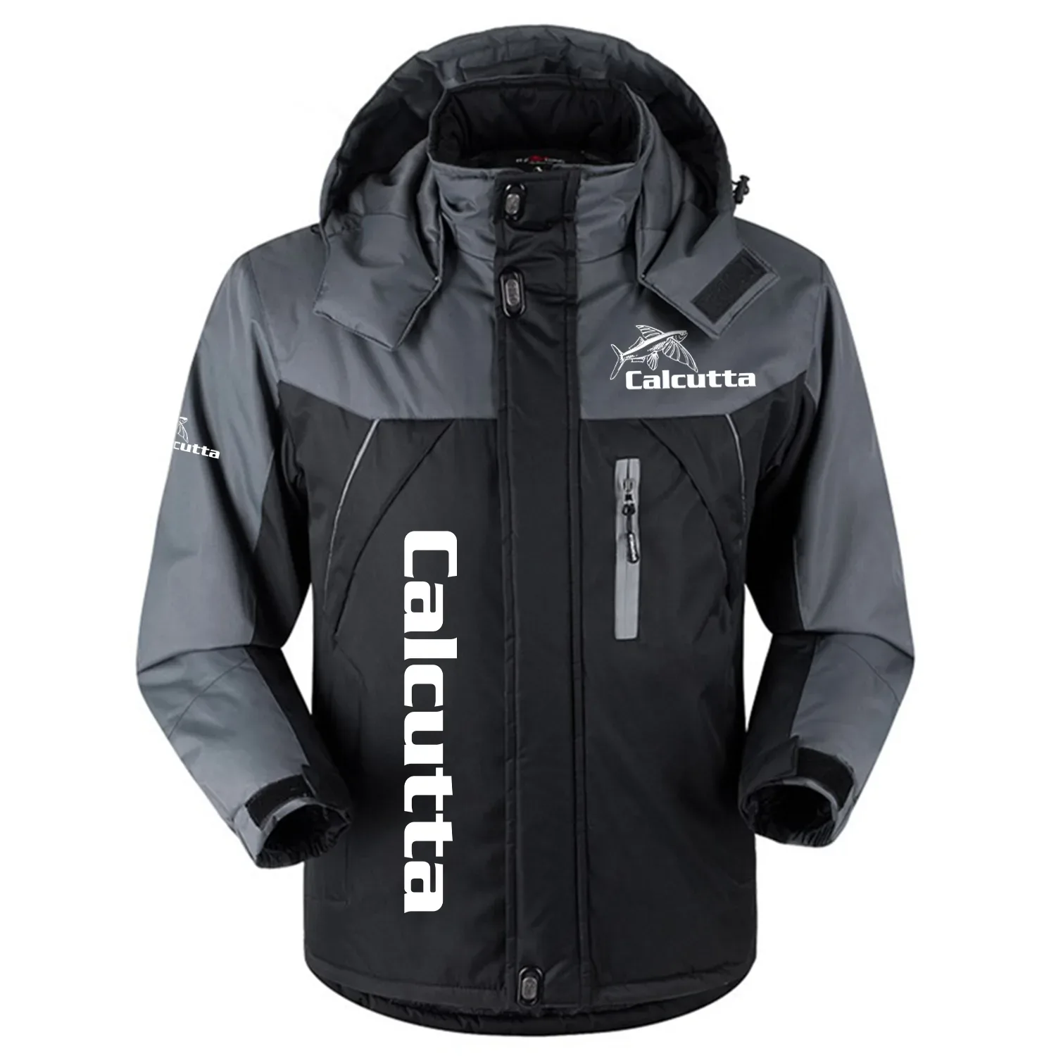 Calcutta Exclusive Outdoor Charging Suit Plush Waterproof Windproof Jacket Detachable Hood TTPDPCS2409CUZ - Calcutta Jacket