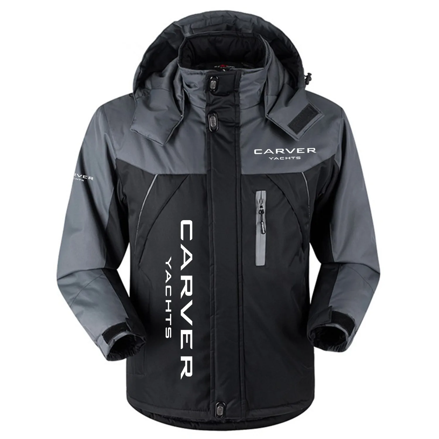 Carver Yachts Exclusive Outdoor Charging Suit Plush Waterproof Windproof Jacket Detachable Hood TTPDPCS2409CVYZ – Carver Yachts Jacket