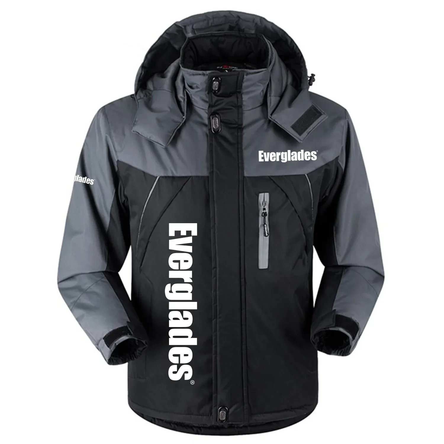 Everglades Exclusive Outdoor Charging Suit Plush Waterproof Windproof Jacket Detachable Hood TTPDPCS2409ERZ - Everglades Jacket