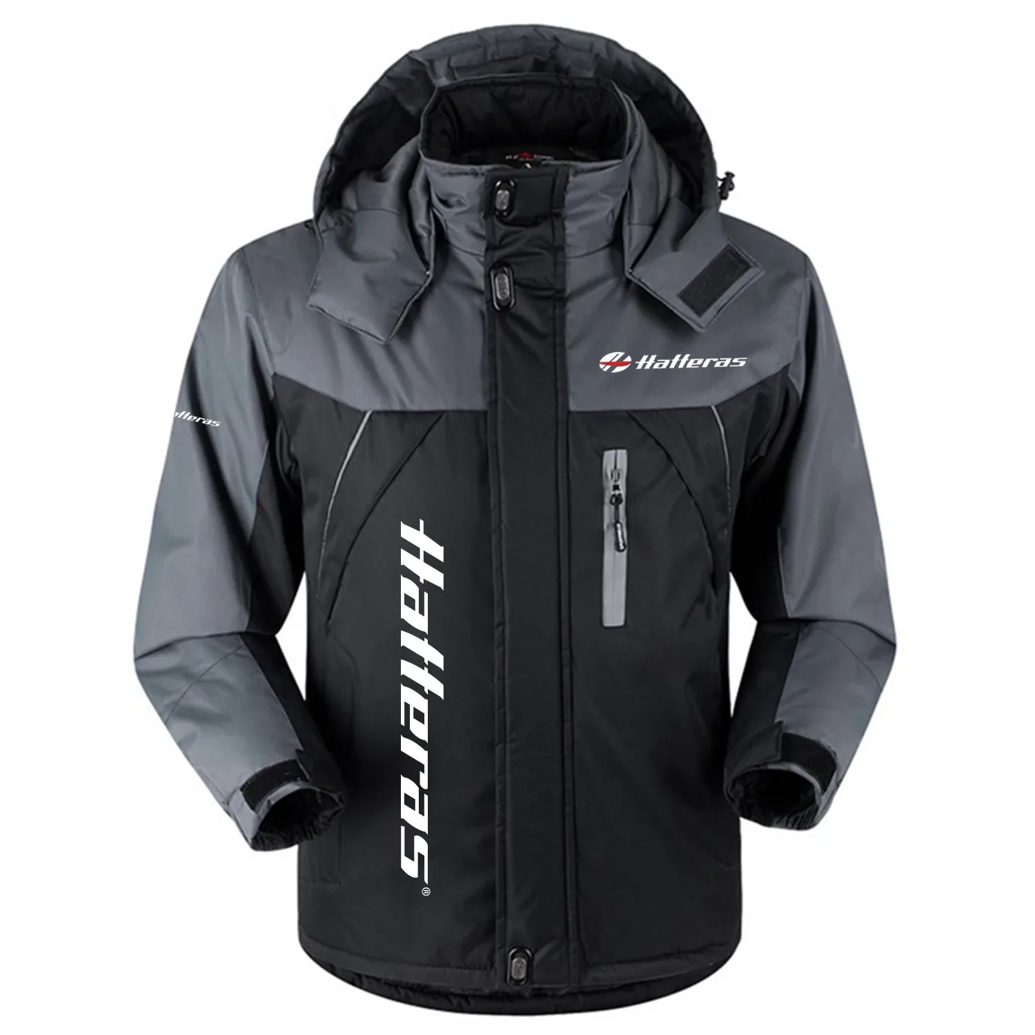 Hatteras Exclusive Outdoor Charging Suit Plush Waterproof Windproof Jacket Detachable Hood TTPDPCS2409HTZ - Hatteras Jacket