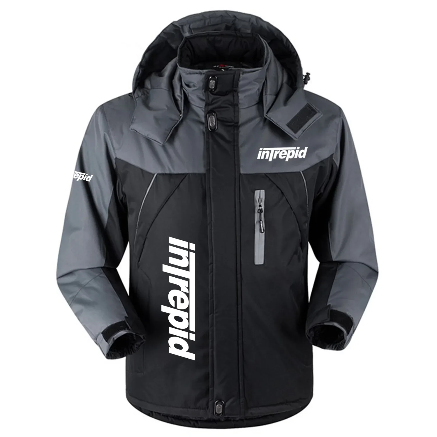 Intrepid Exclusive Outdoor Charging Suit Plush Waterproof Windproof Jacket Detachable Hood TTPDPCS2409INZ - Intrepid Jacket