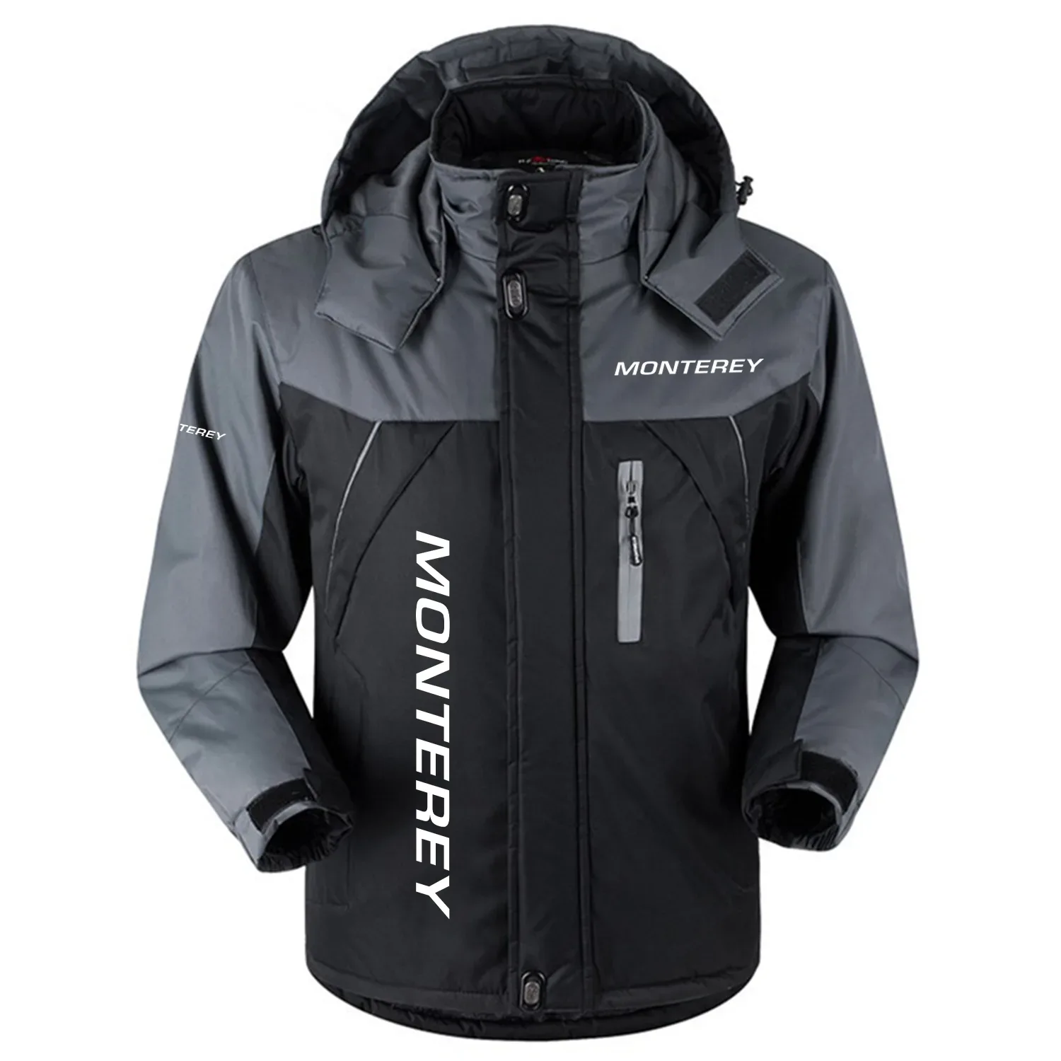 Monterey Exclusive Outdoor Charging Suit Plush Waterproof Windproof Jacket Detachable Hood TTPDPCS2409MTZ - Monterey Jacket