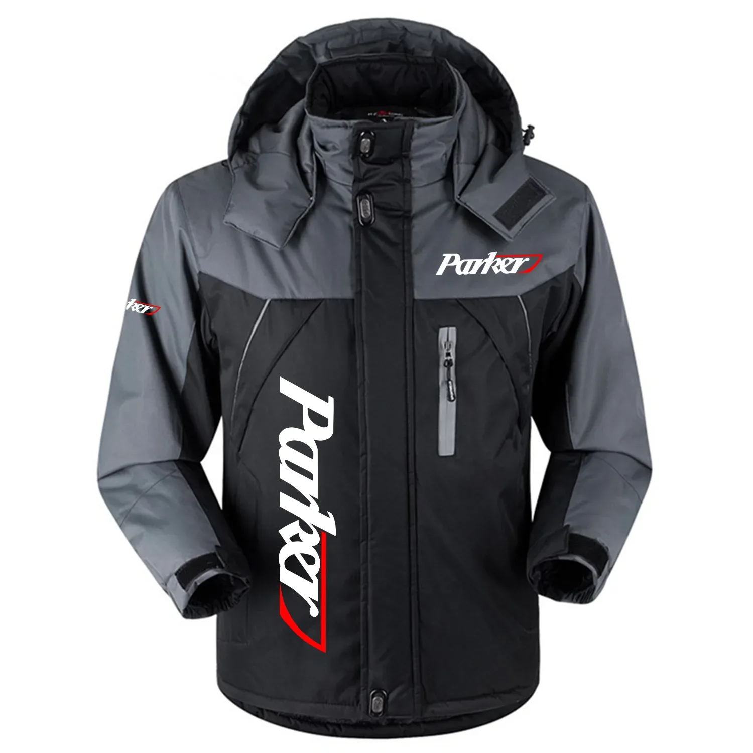 Parker Exclusive Outdoor Charging Suit Plush Waterproof Windproof Jacket Detachable Hood TTPDPCS2409PAZ - Parker Jacket