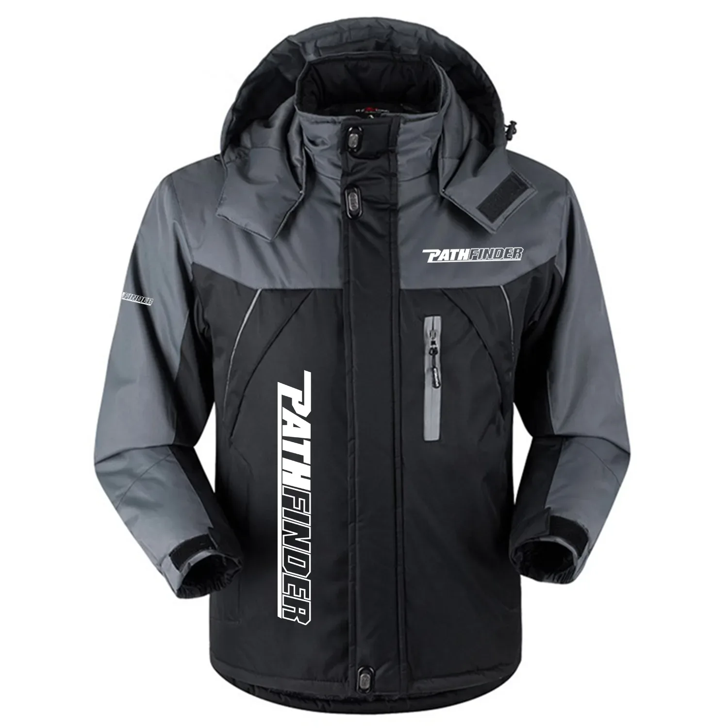 Pathfinder Exclusive Outdoor Charging Suit Plush Waterproof Windproof Jacket Detachable Hood TTPDPCS2409PFZ – Pathfinder Jacket