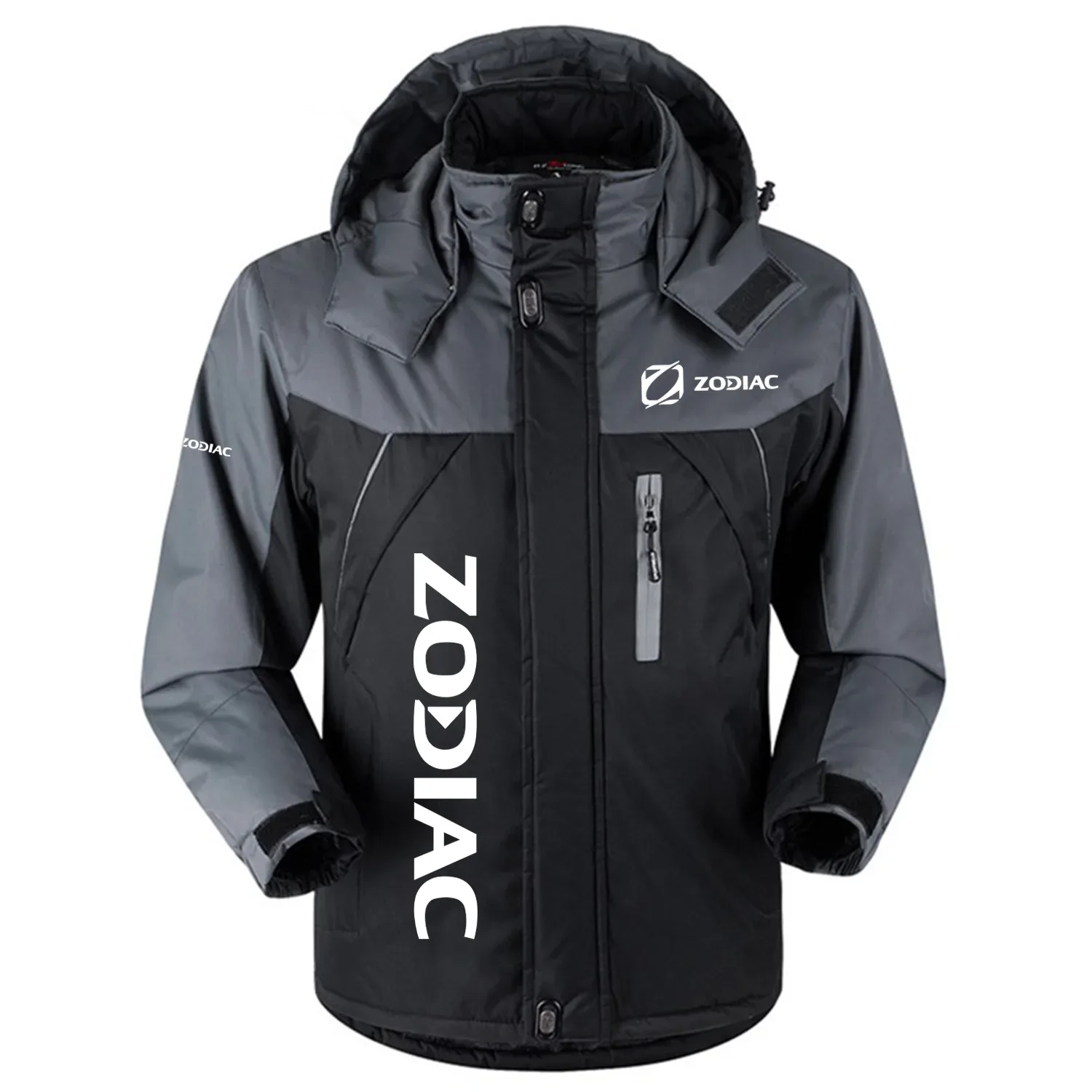 Zodiac Exclusive Outdoor Charging Suit Plush Waterproof Windproof Jacket Detachable Hood TTPDPCS2409ZDZ - Zodiac Jacket