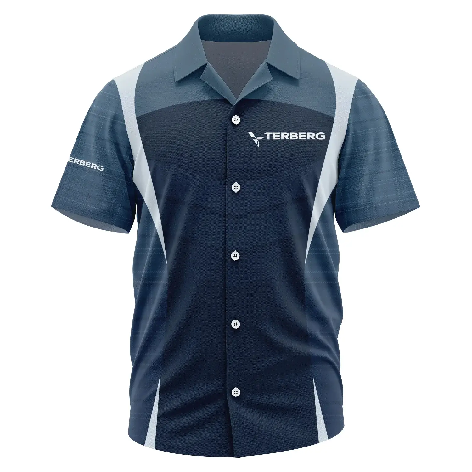Terberg Exclusive Short Sleeve Camp Collar Shirt OUFAHWS3D081903TBZ - Terberg Shirt