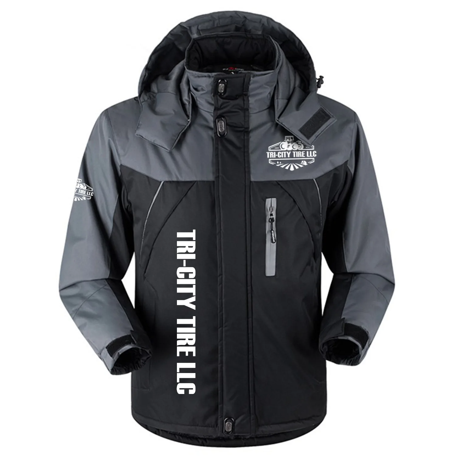 TC Tire Exclusive Outdoor Charging Suit Plush Waterproof Windproof Jacket Detachable Hood OUFAPCS1010TCTZ – TC Tire Jacket