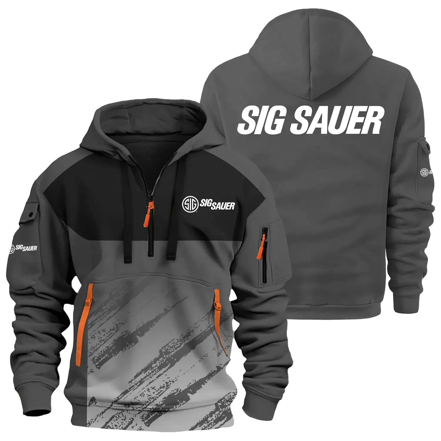SIG Sauer Exclusive Hoodie Half Zipper OUHU3DHHZ04SSZ - SIG Sauer Hoodie