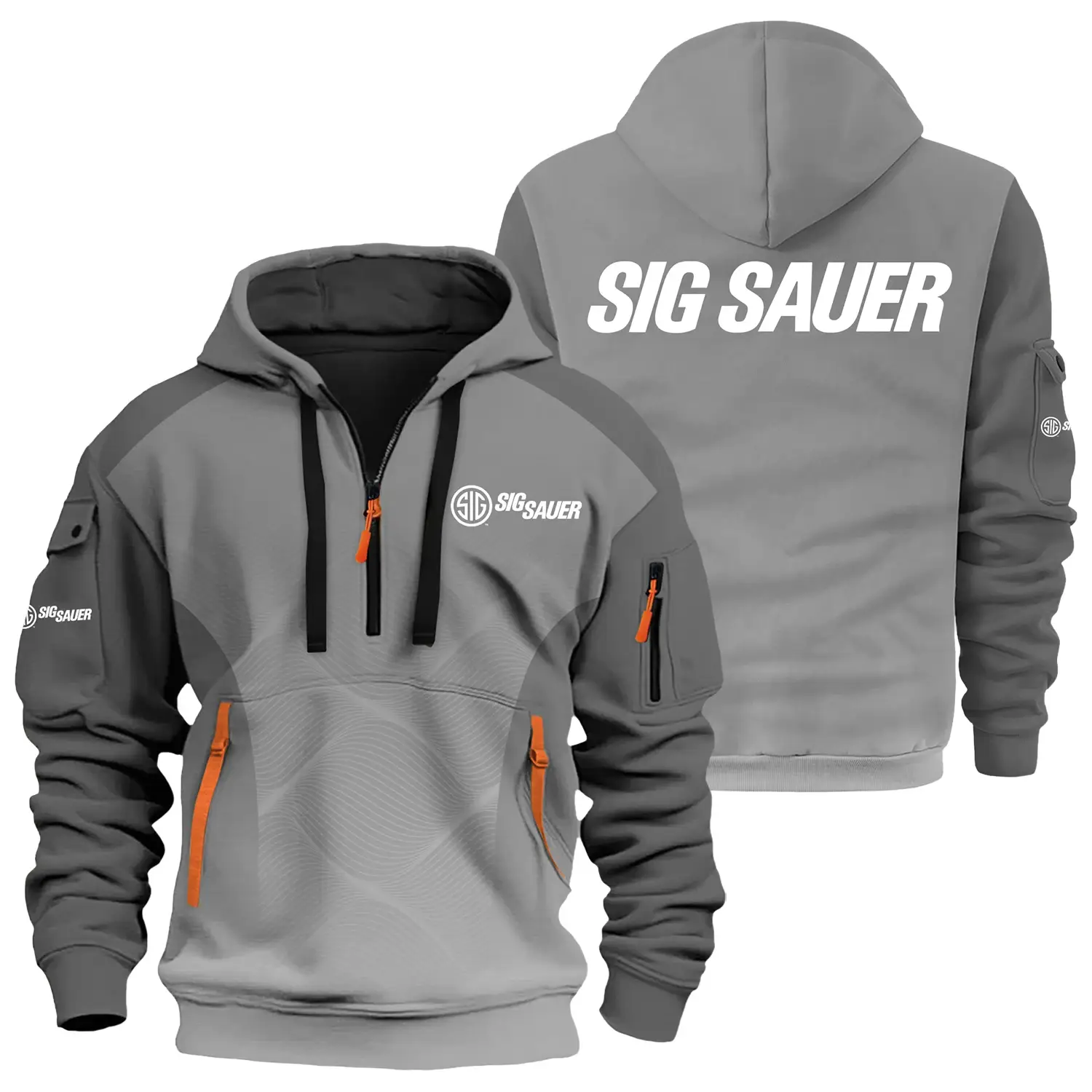 SIG Sauer Exclusive Hoodie Half Zipper OUHU3DHHZ05SSZ - SIG Sauer Hoodie