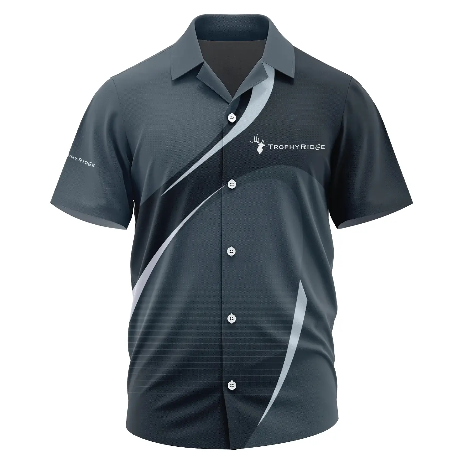 Trophy Ridge Exclusive Short Sleeve Camp Collar Shirt OUHUHWS081501TRZ - Trophy Ridge Shirt