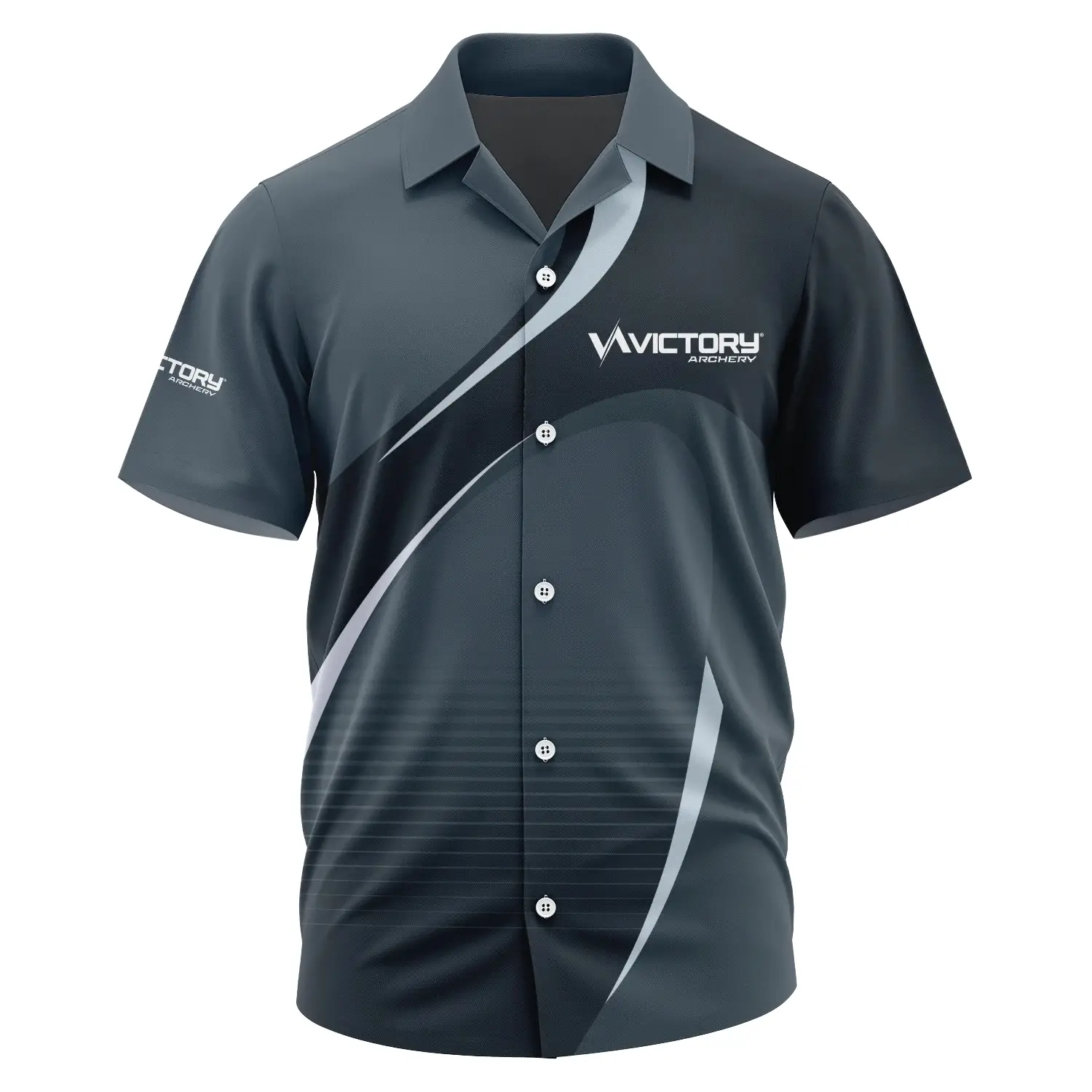 Victory Archery Exclusive Short Sleeve Camp Collar Shirt OUHUHWS081501VAZ - Victory Archery Shirt