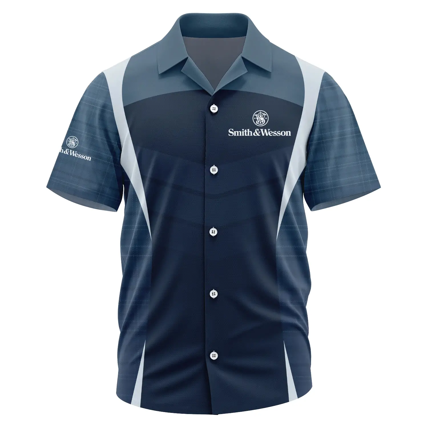 Smith & Wesson Exclusive Short Sleeve Camp Collar Shirt OUHUHWS081503SWZ - Smith & Wesson Shirt