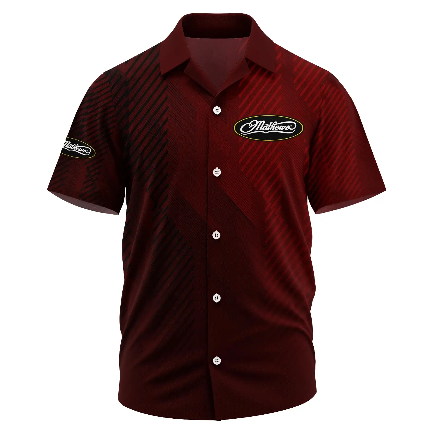Mathews Archery Exclusive Short Sleeve Camp Collar Shirt OUHUHWS081506MAZ - Mathews Archery Shirt