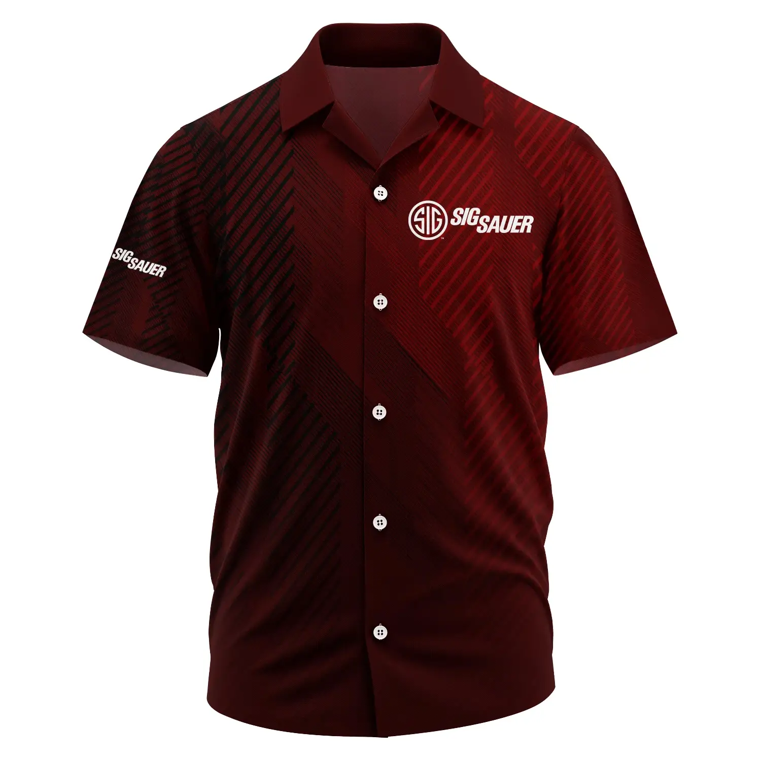 SIG Sauer Exclusive Short Sleeve Camp Collar Shirt OUHUHWS081506SSZ - SIG Sauer Shirt