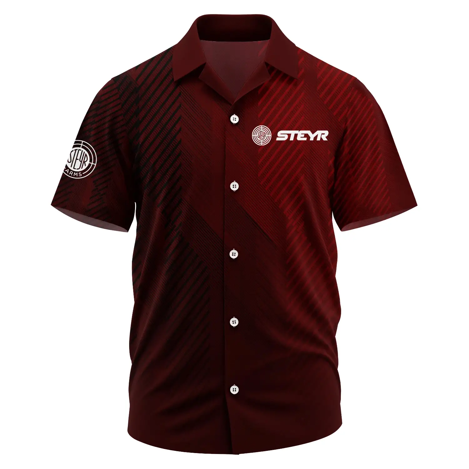 Steyr Exclusive Short Sleeve Camp Collar Shirt OUHUHWS081506STZ - Steyr Shirt