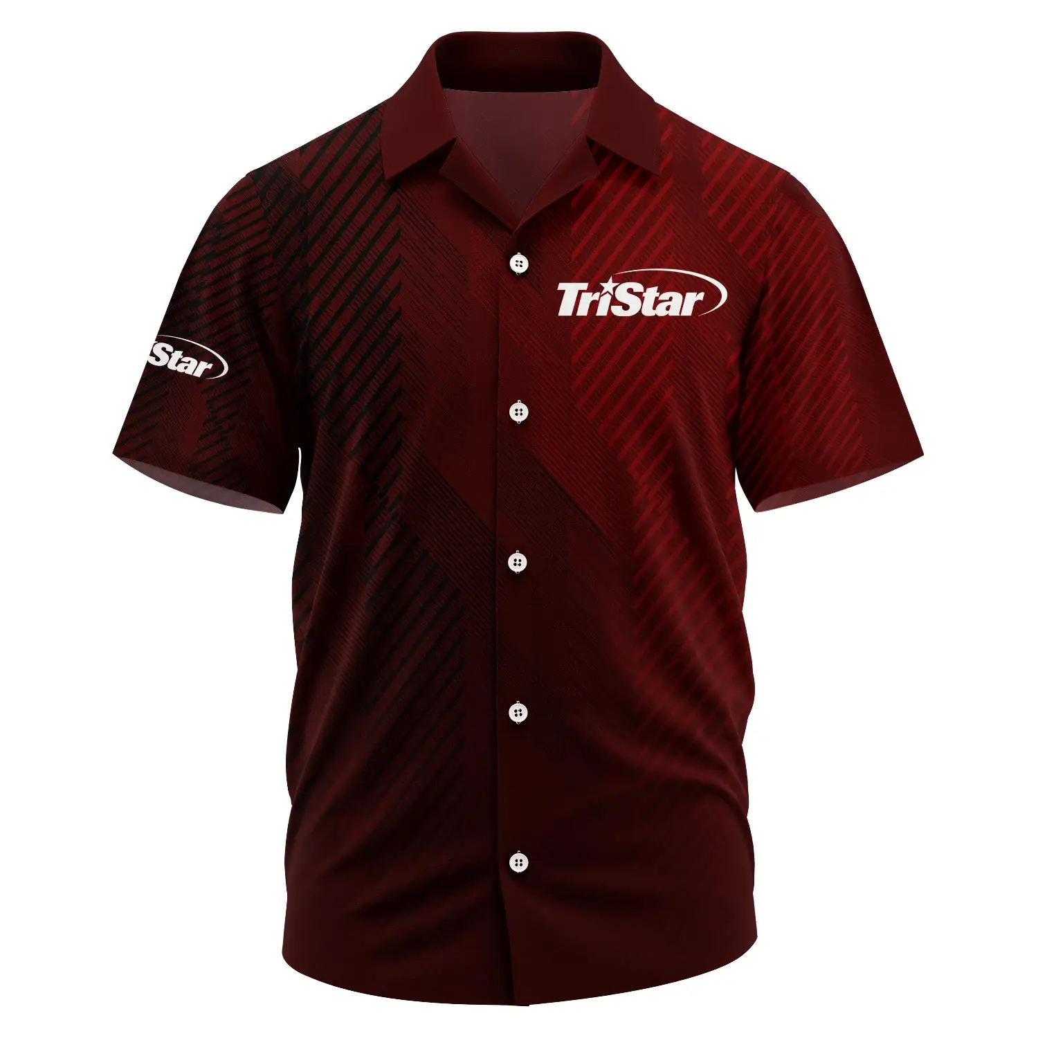 TriStar Arms Exclusive Short Sleeve Camp Collar Shirt OUHUHWS081506TAZ - TriStar Arms Shirt