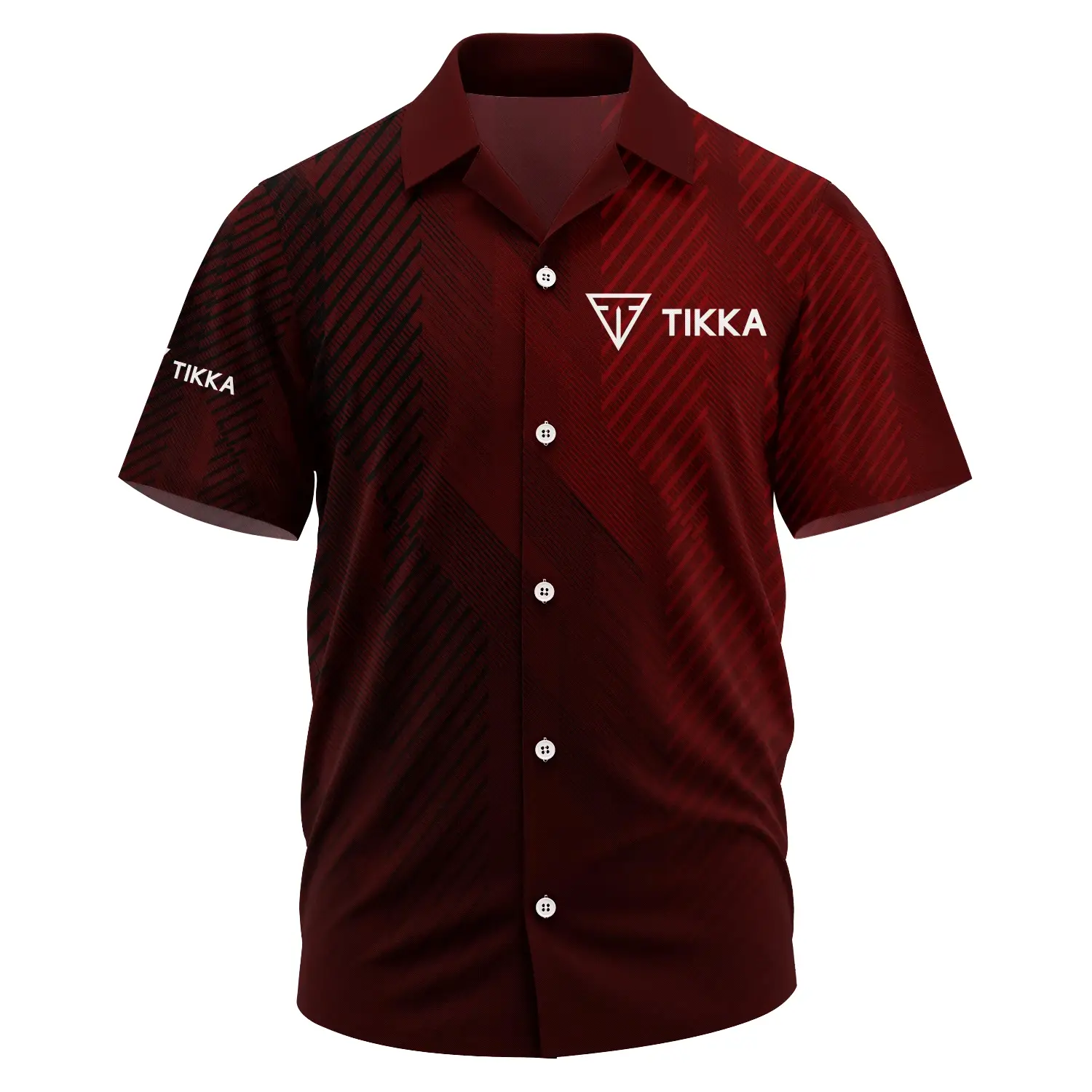 Tikka Exclusive Short Sleeve Camp Collar Shirt OUHUHWS081506TKZ - Tikka Shirt