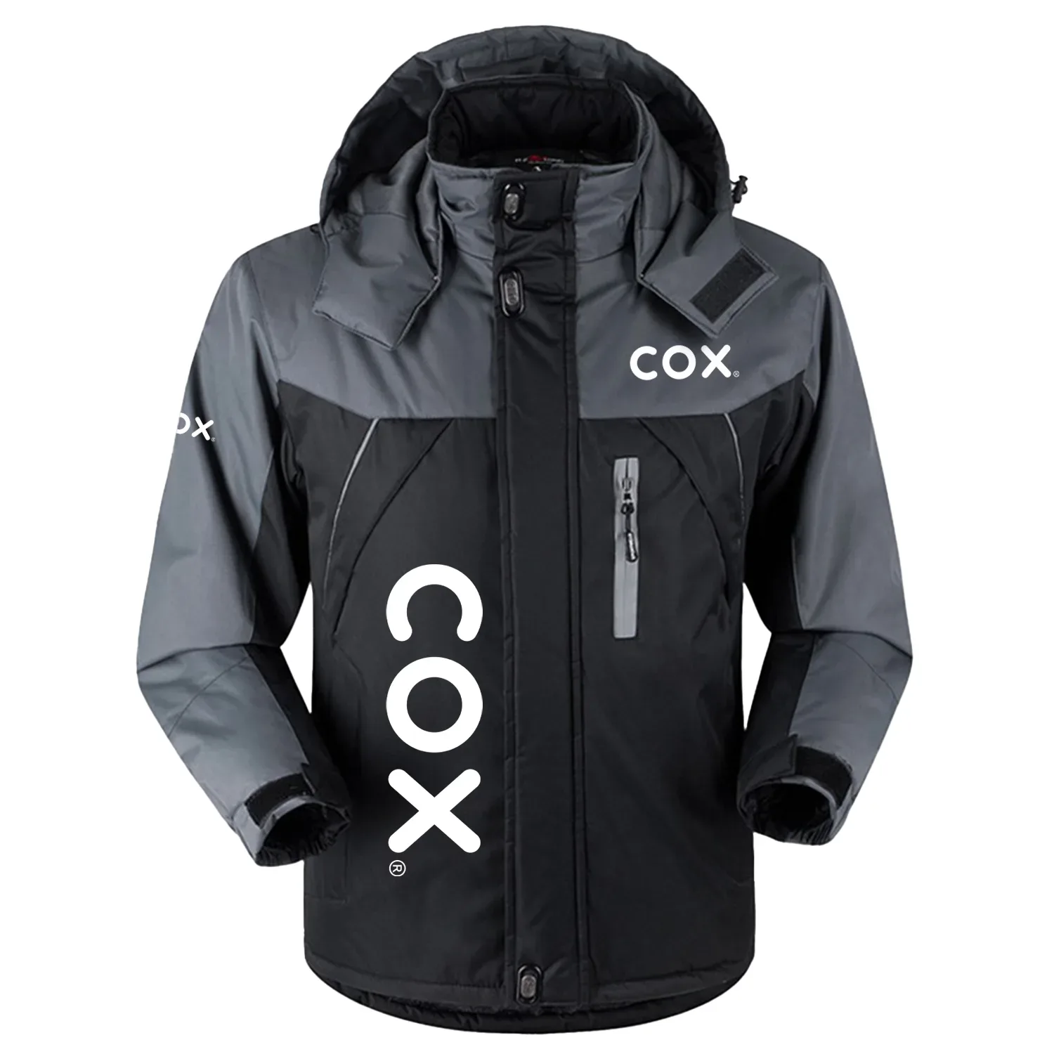 Cox Communications Exclusive Outdoor Charging Suit Plush Waterproof Windproof Jacket Detachable Hood TOTTPCS1012CCZ - Cox Communications Jacket