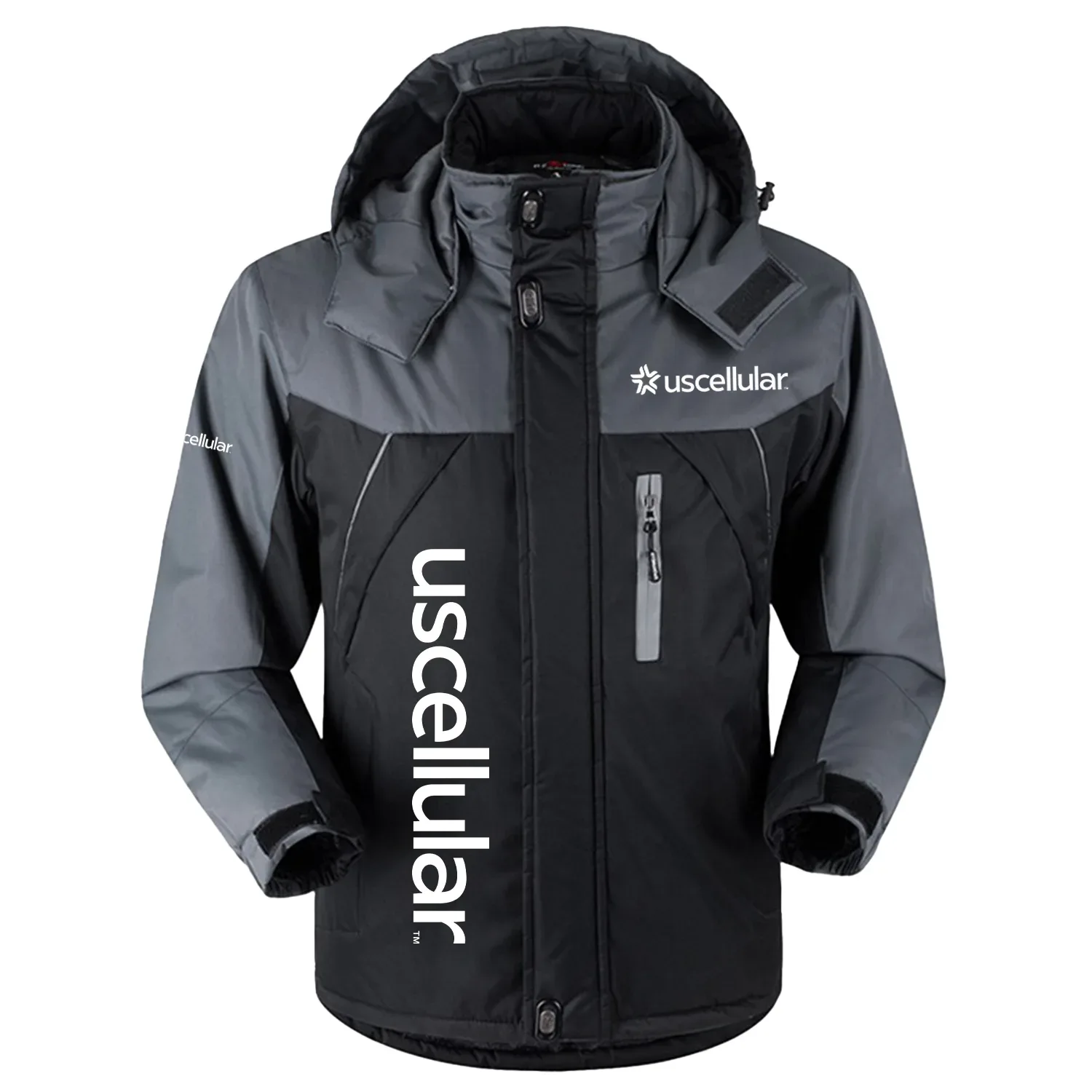 US Cellular Exclusive Outdoor Charging Suit Plush Waterproof Windproof Jacket Detachable Hood TOTTPCS1012USZ - US Cellular Jacket