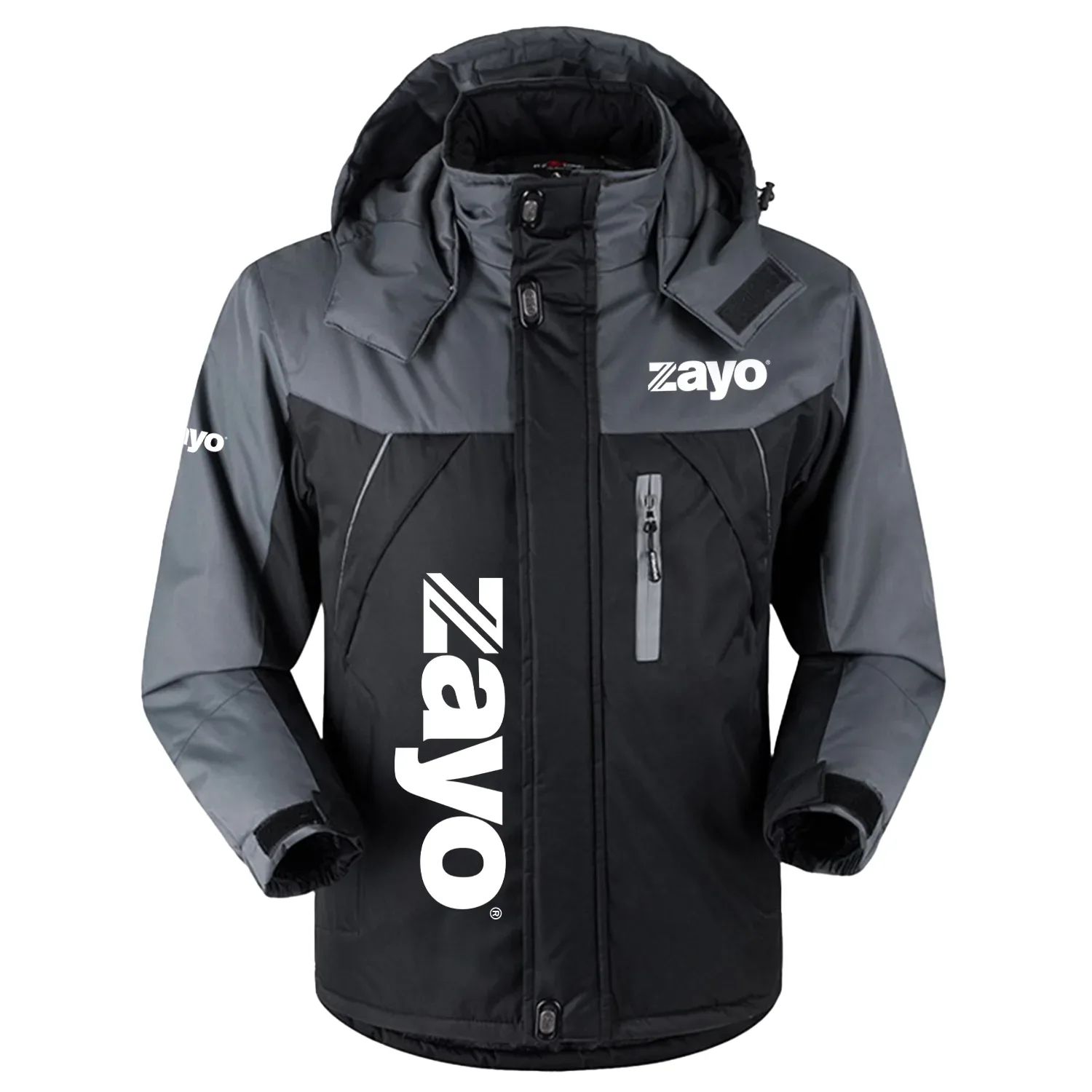 Zayo Group Exclusive Outdoor Charging Suit Plush Waterproof Windproof Jacket Detachable Hood TOTTPCS1012ZGZ - Zayo Group Jacket