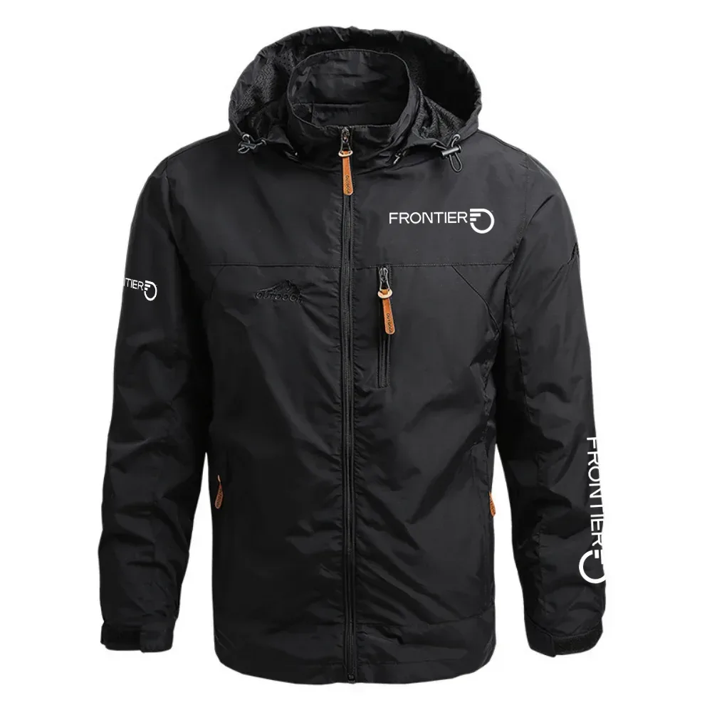 Frontier Communications Exclusive Waterproof Outdoor Jacket Detachable Hood TOTTWOJ1012FCZ - Frontier Communications Jacket