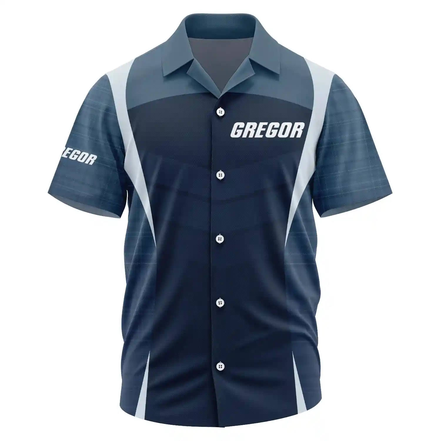 Gregor Exclusive Short Sleeve Camp Collar Shirt TTFSHWSCS1903003GRZ - Gregor Shirt