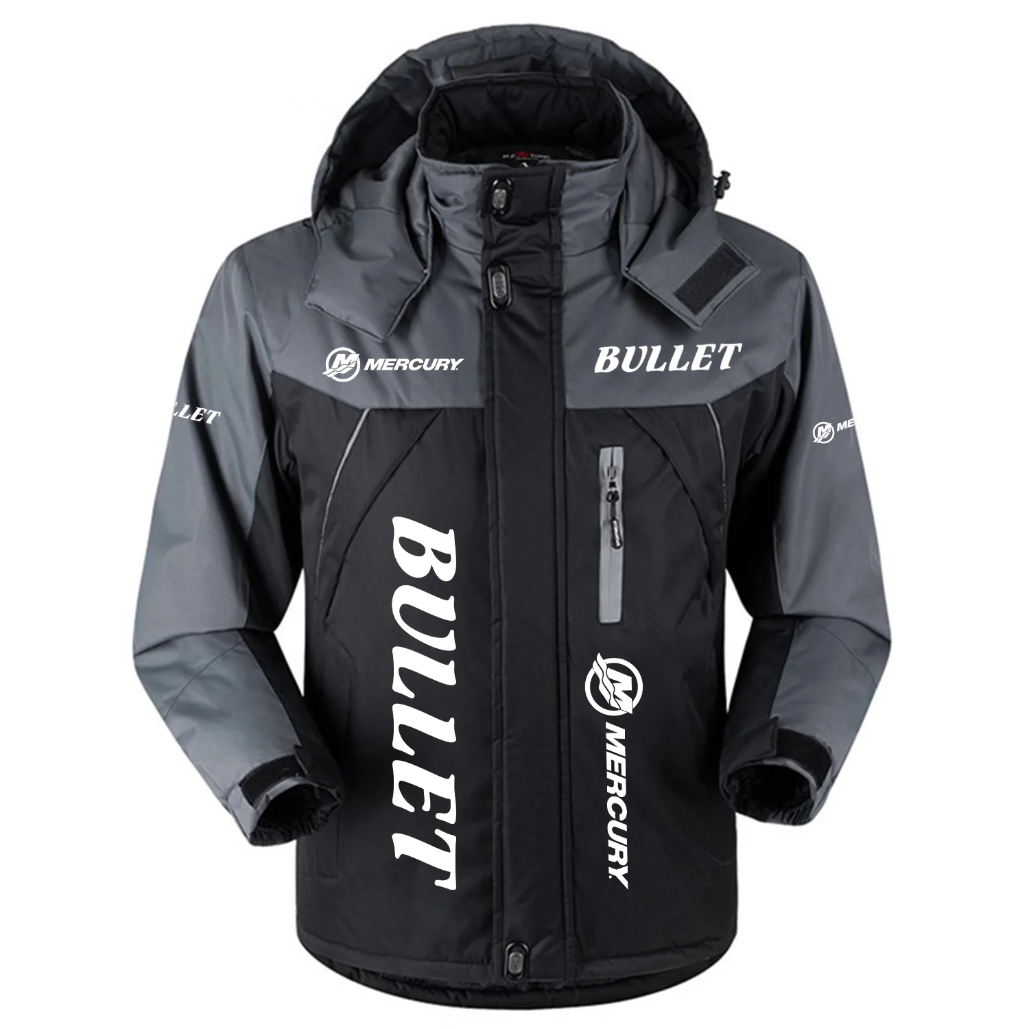 Bullet Mercury Outdoor Charging Suit Plush Waterproof Windproof Jacket Detachable Hood TTPDPCS2409MBU – Bullet Mercury Jacket