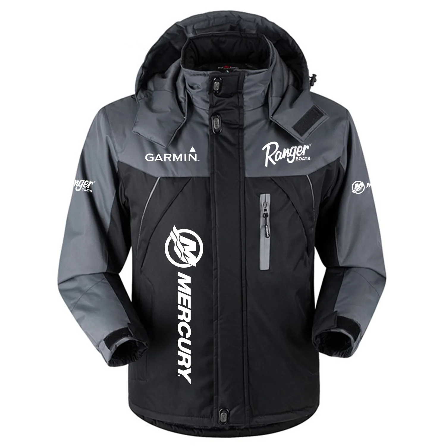 Ranger Mercury Garmin Exclusive Outdoor Charging Suit Plush Waterproof Windproof Jacket Detachable Hood TTPDPCS2409RBGM – Ranger Mercury Garmin Jacket