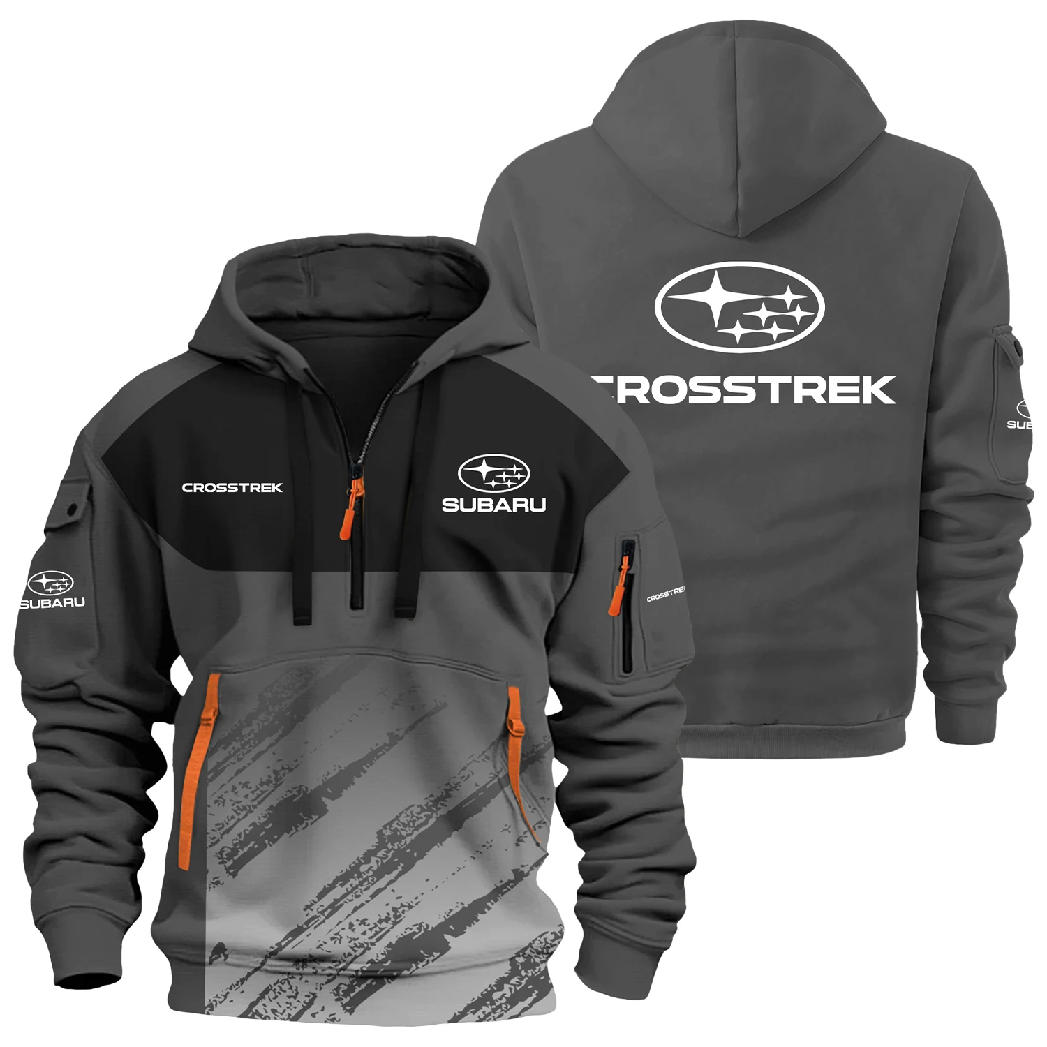 Subaru Crosstrek Exclusive Half Zipper Hoodie CARNHHZ110604SCRZ – Subaru Crosstrek Hoodie