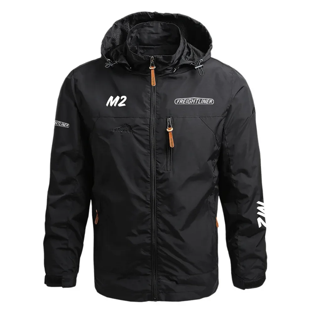 Freightliner M2 Waterproof Outdoor Jacket Detachable Hood Windbreaker HTWOJFLM2 - Freightliner Jacket
