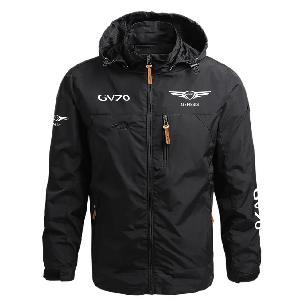 Genesis GV70 Waterproof Outdoor Jacket Detachable Hood Windbreaker HTWOJGNGV70 - Genesis Jacket